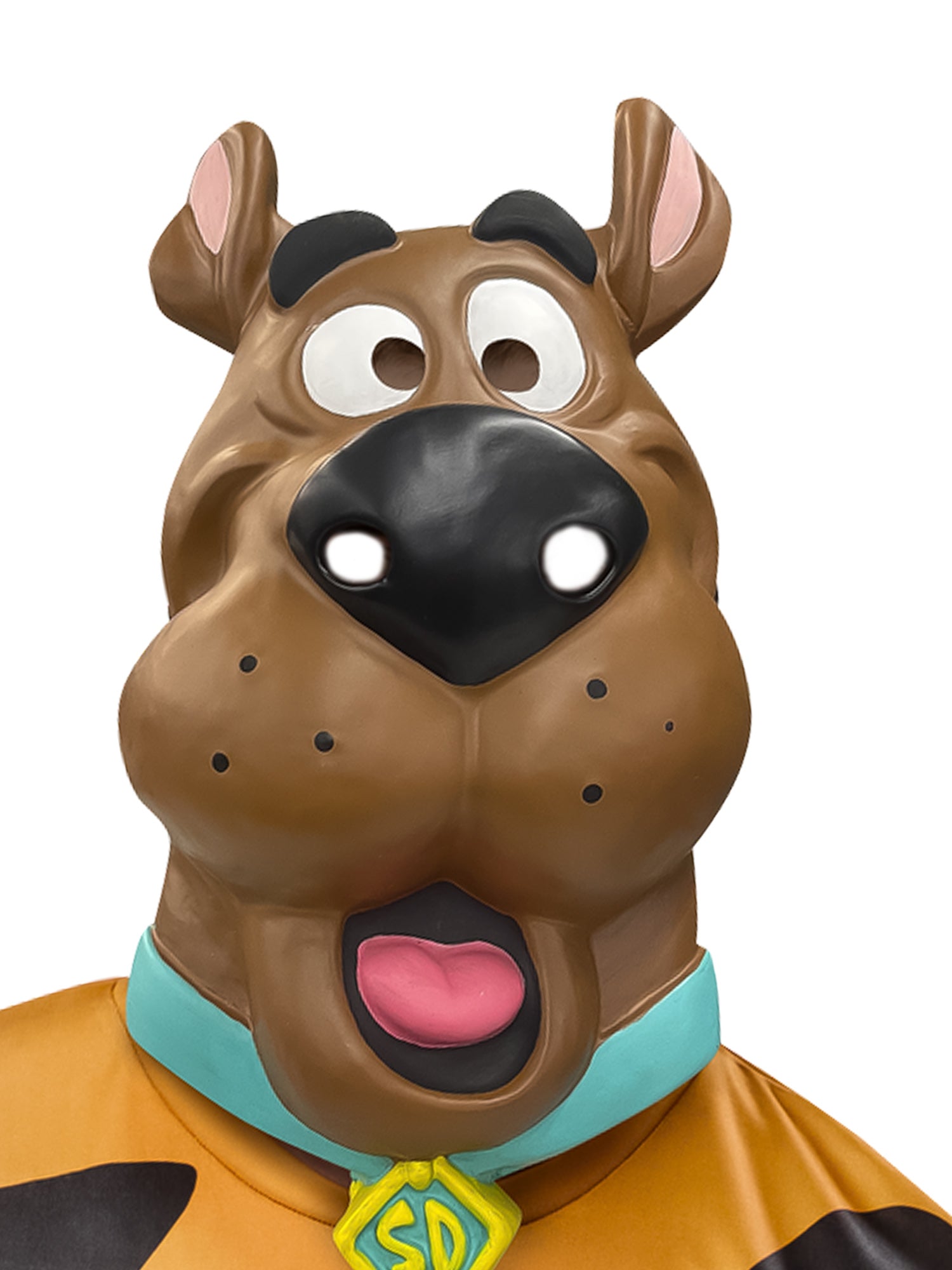 Men's Ben Cooper Scooby Doo T-Shirt and Half Mask - costumes.com