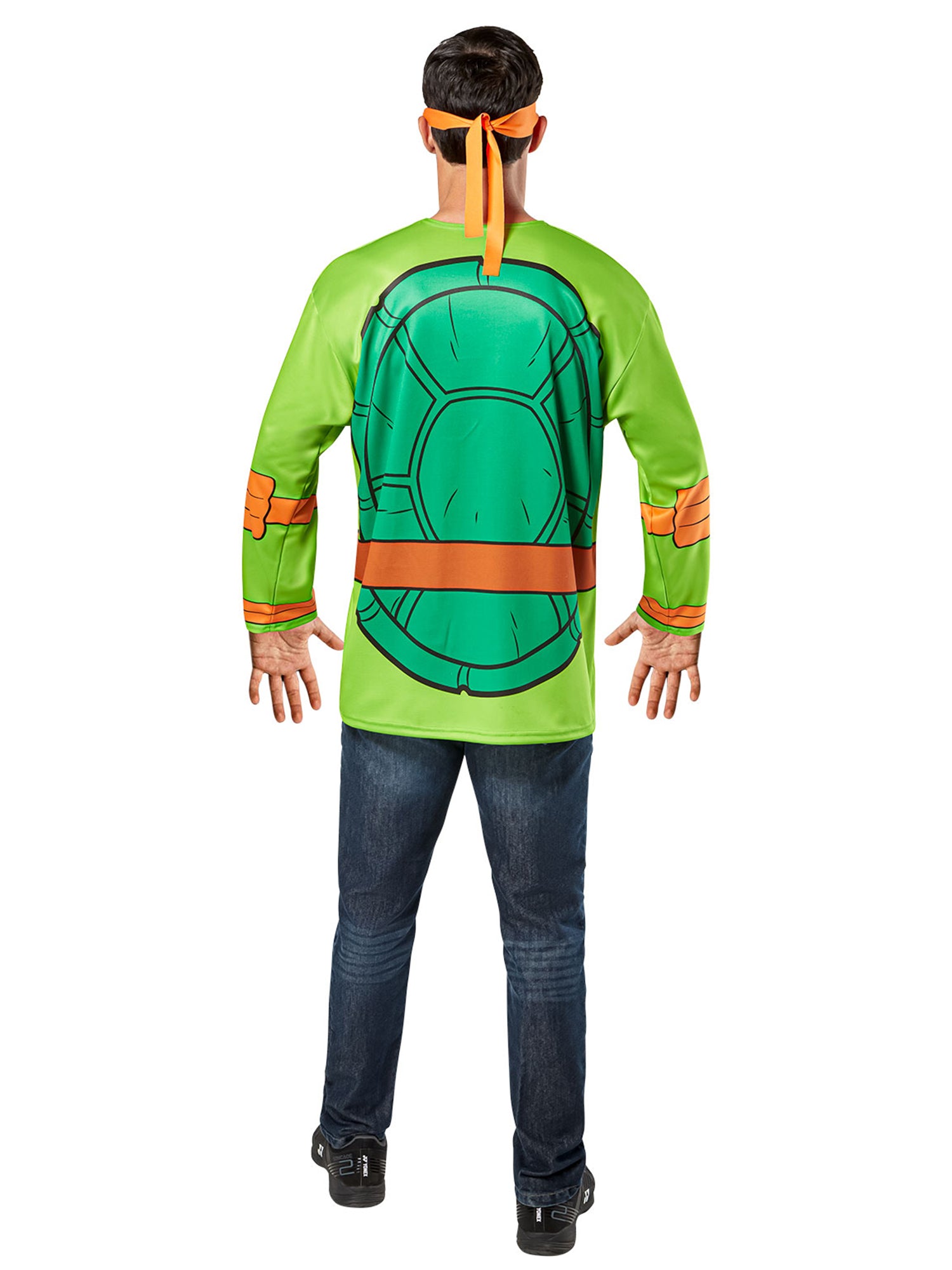 Men's Teenage Mutant Ninja Turtles Classic Michelangelo Costume Top and Mask - costumes.com