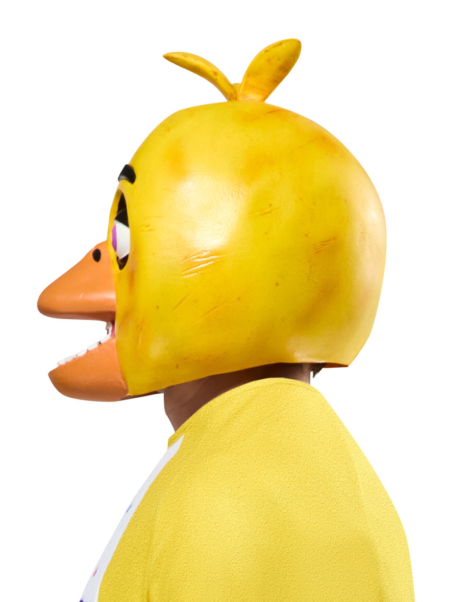 Adult Five Nights At Freddy's Chica Overhead Latex Mask - costumes.com
