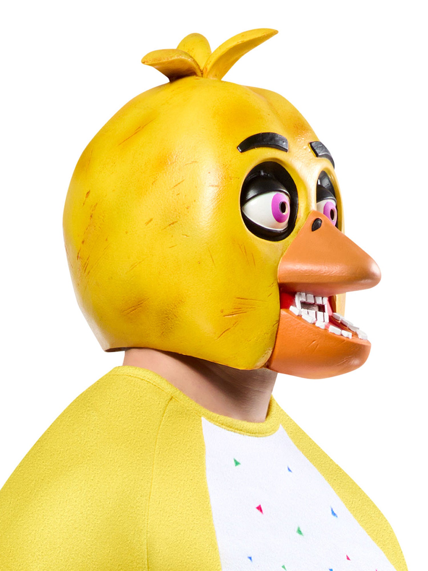 Adult Five Nights At Freddy's Chica Overhead Latex Mask - costumes.com