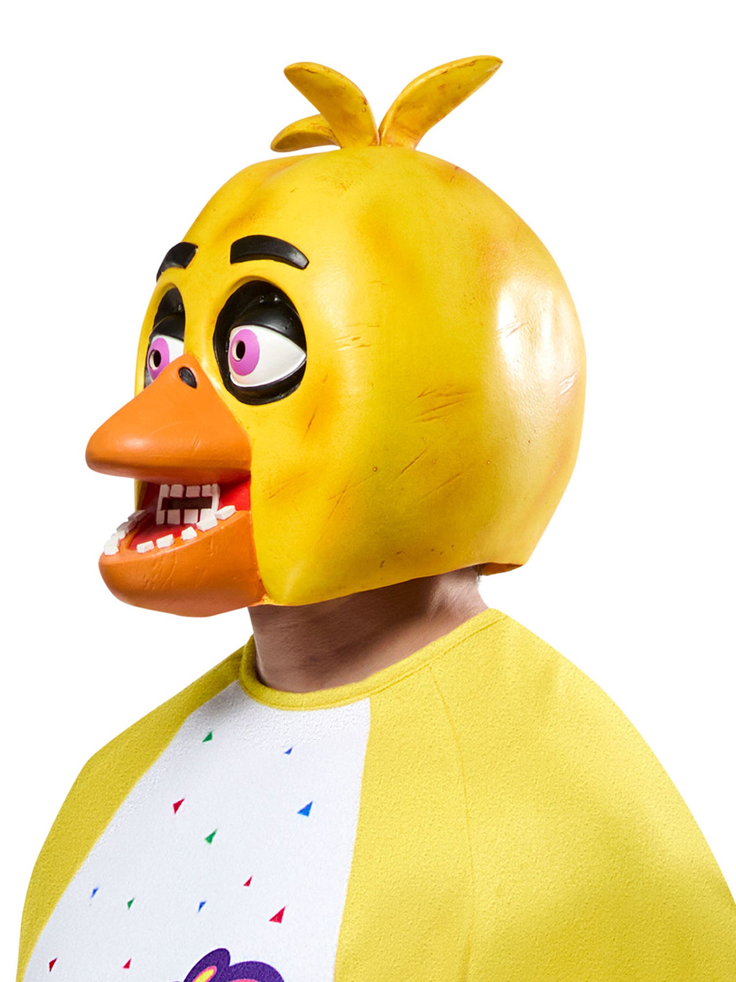 Adult Five Nights At Freddy's Chica Overhead Latex Mask - costumes.com