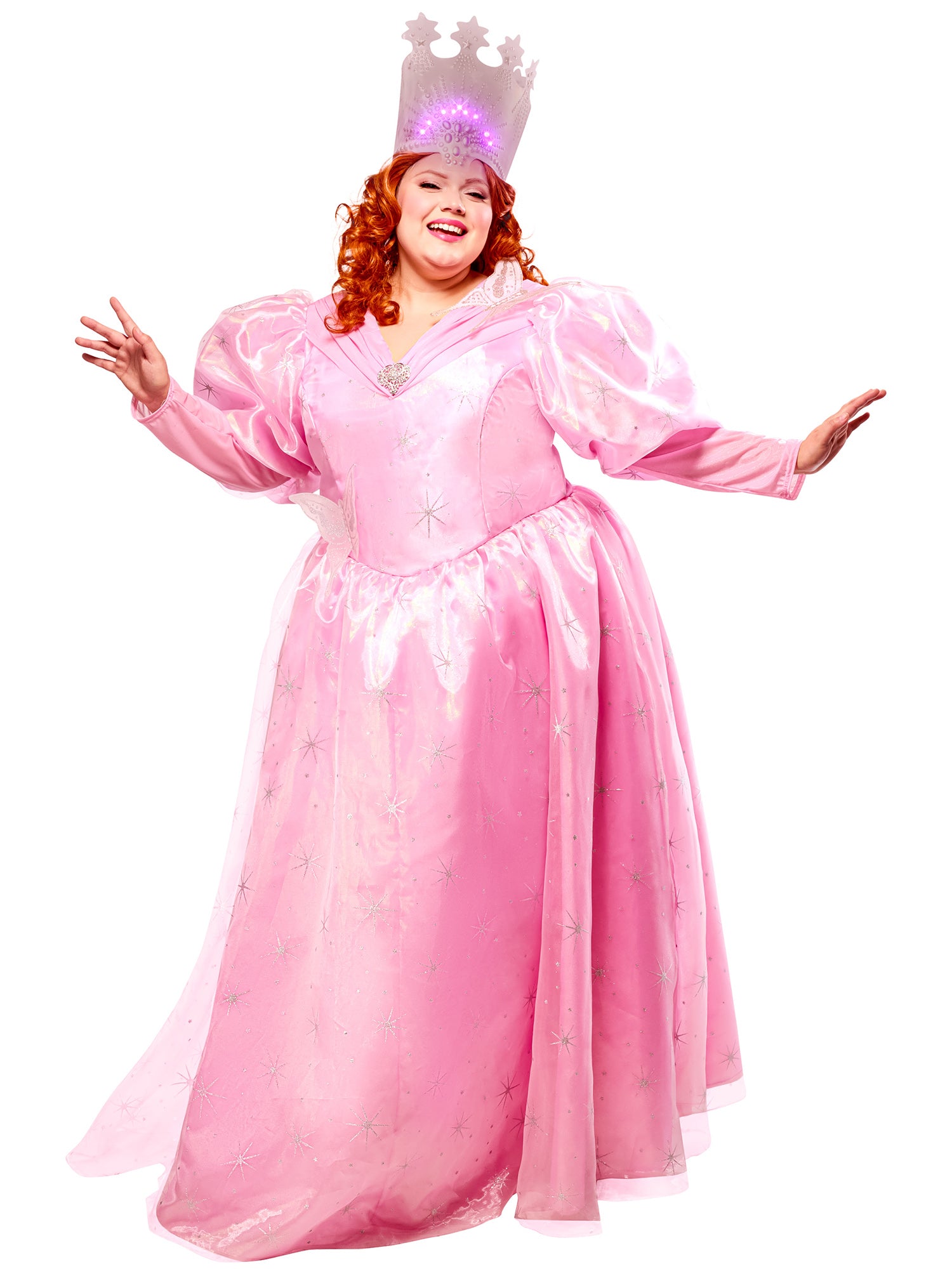 Women's Plus Size The Wizard of Oz Glinda Costume - costumes.com