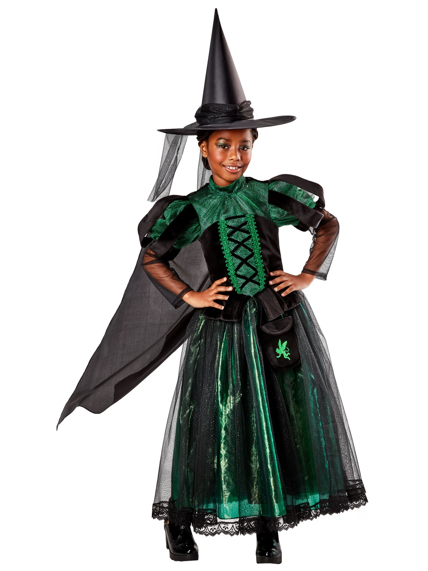 Girls' The Wizard of Oz Wicked Witch Costume - Deluxe - costumes.com