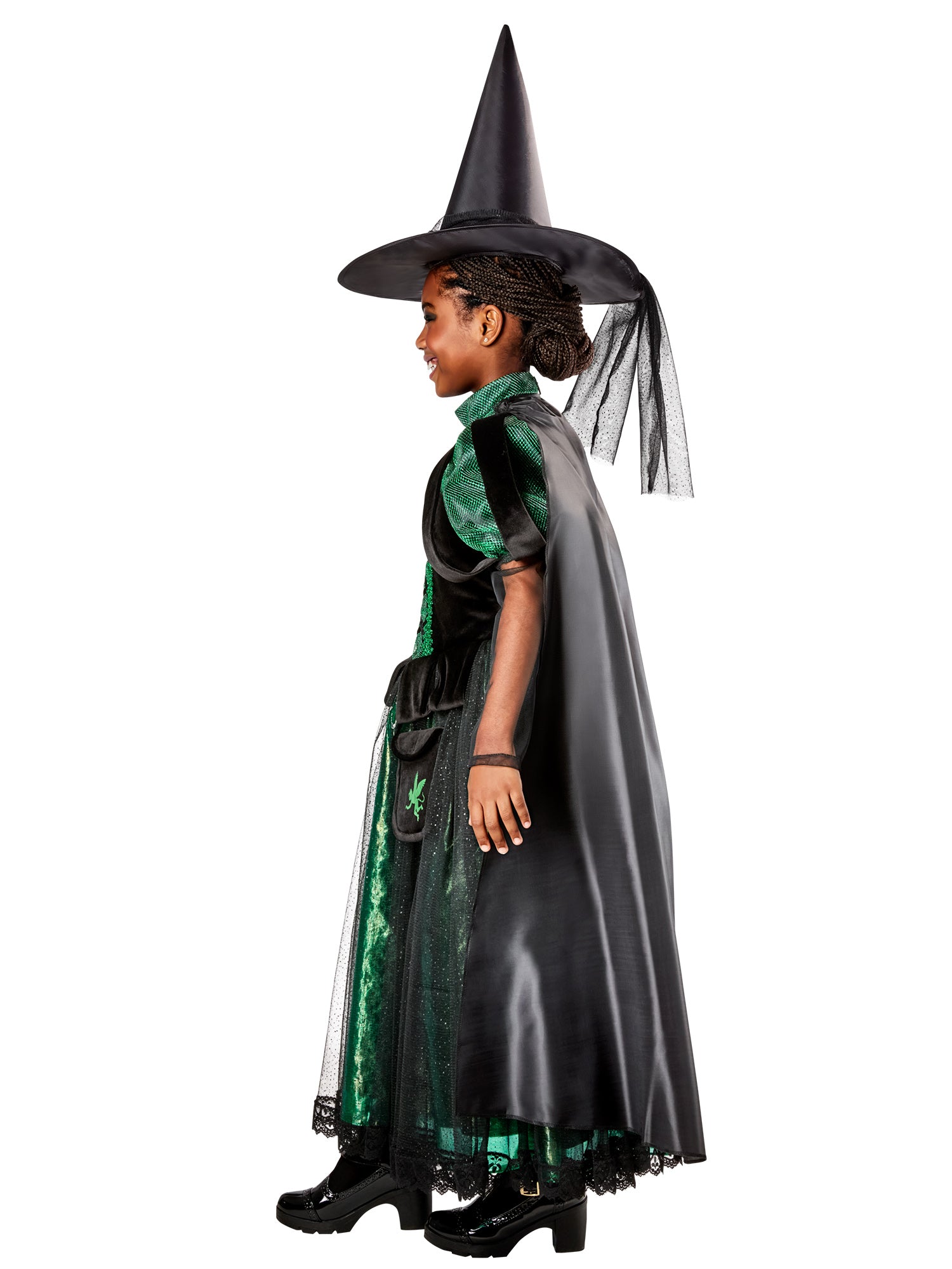 Girls' The Wizard of Oz Wicked Witch Costume - Deluxe - costumes.com