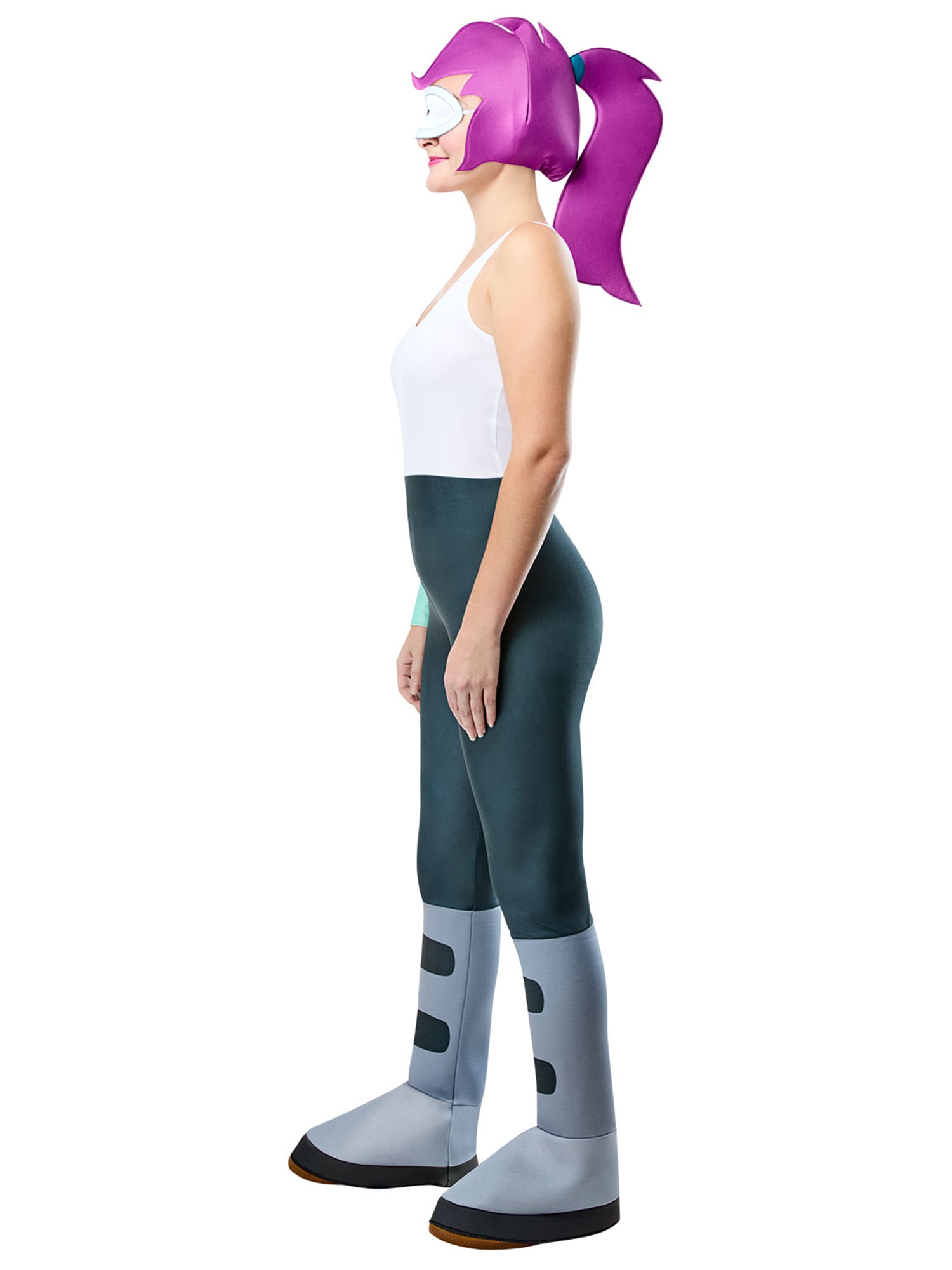 Women's Futurama Leela Costume with Wig - costumes.com