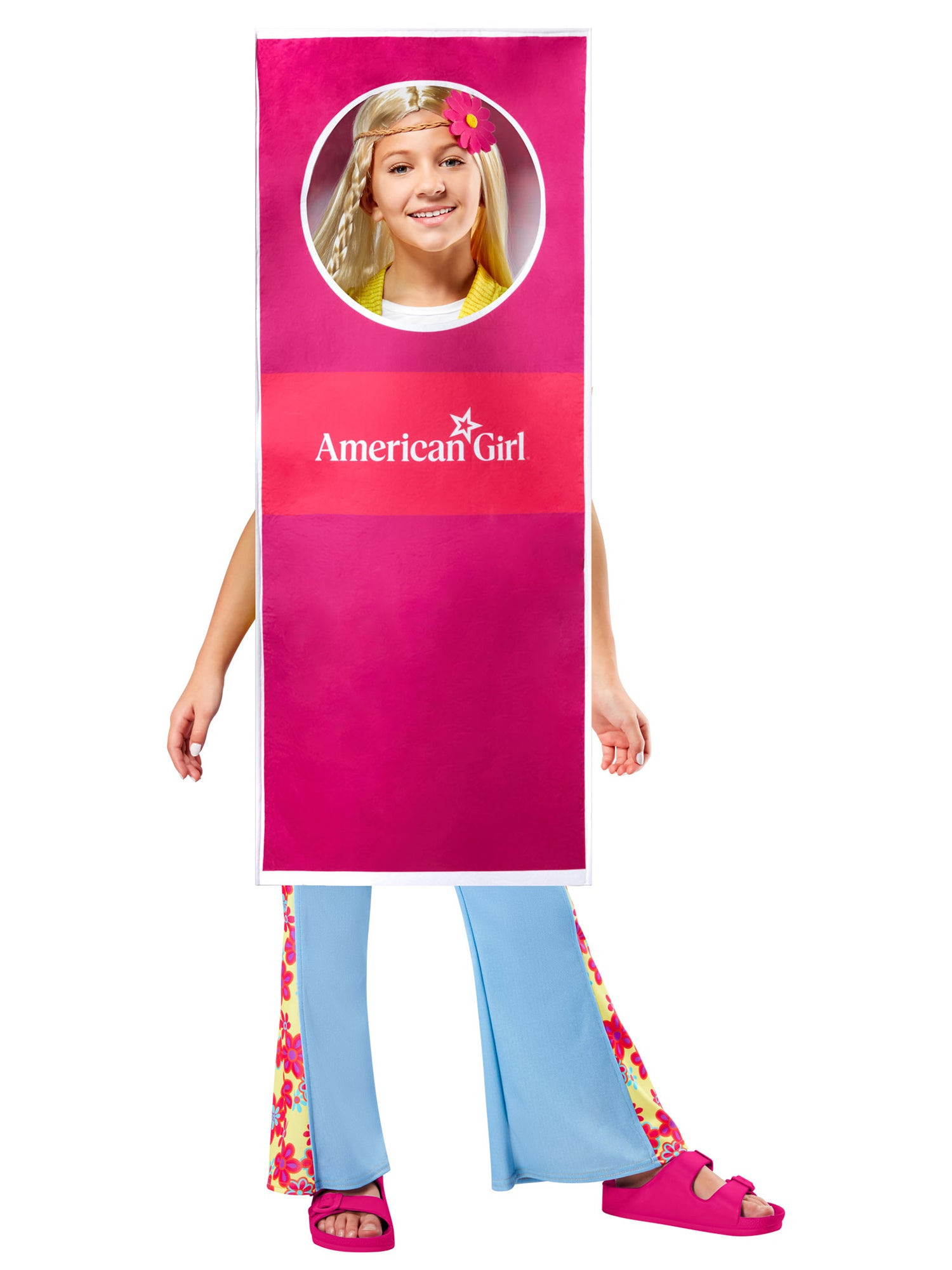Girls' American Girl Life-Size Doll Box Costume - costumes.com
