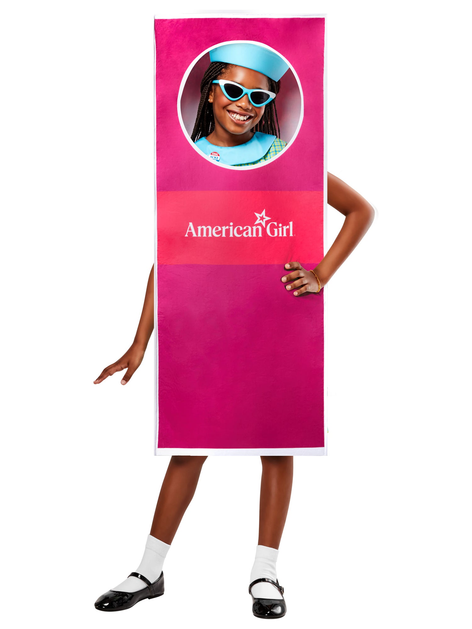 Girls' American Girl Life-Size Doll Box Costume - costumes.com
