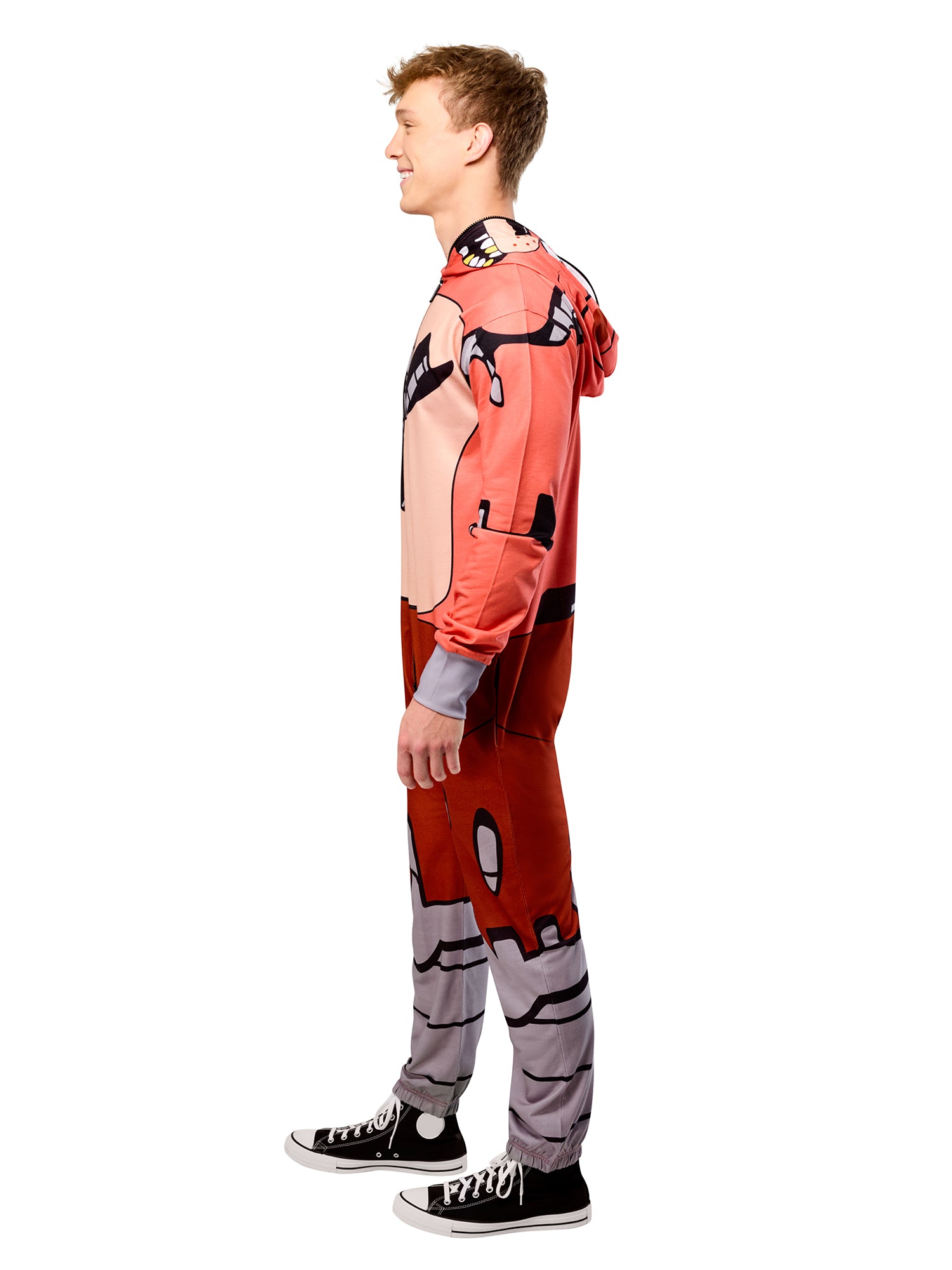 Men's Five Nights at Freddy's 2 Foxy Zipsters Costume - Deluxe - costumes.com