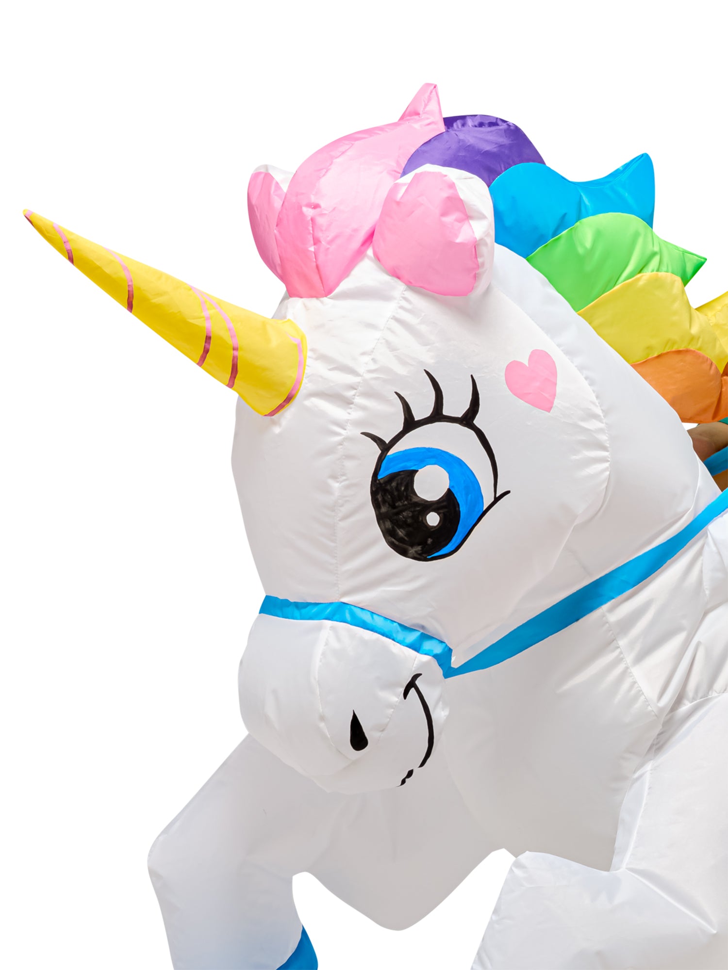 Kids' Ride on Unicorn Light Up Inflatable Costume - costumes.com