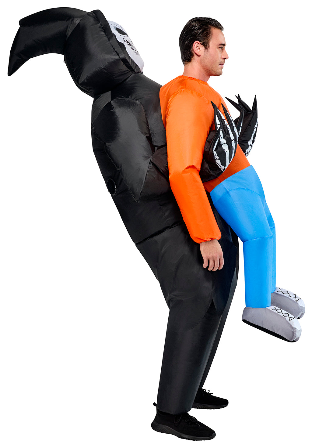 Adult Grim Reaper Abduction Inflatable Costume - costumes.com