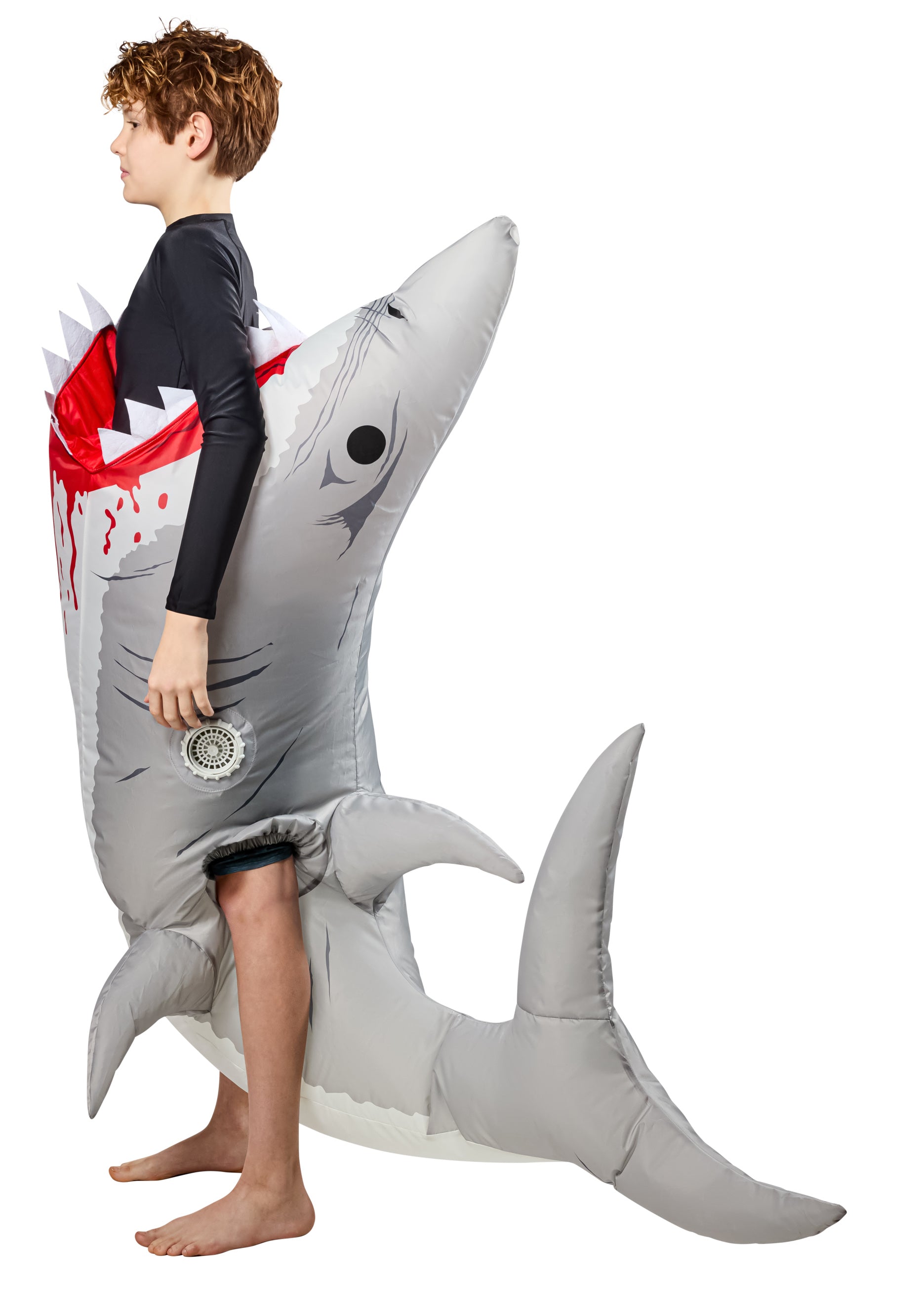 Kids' Ride on Shark Attack Inflatable Costume - costumes.com