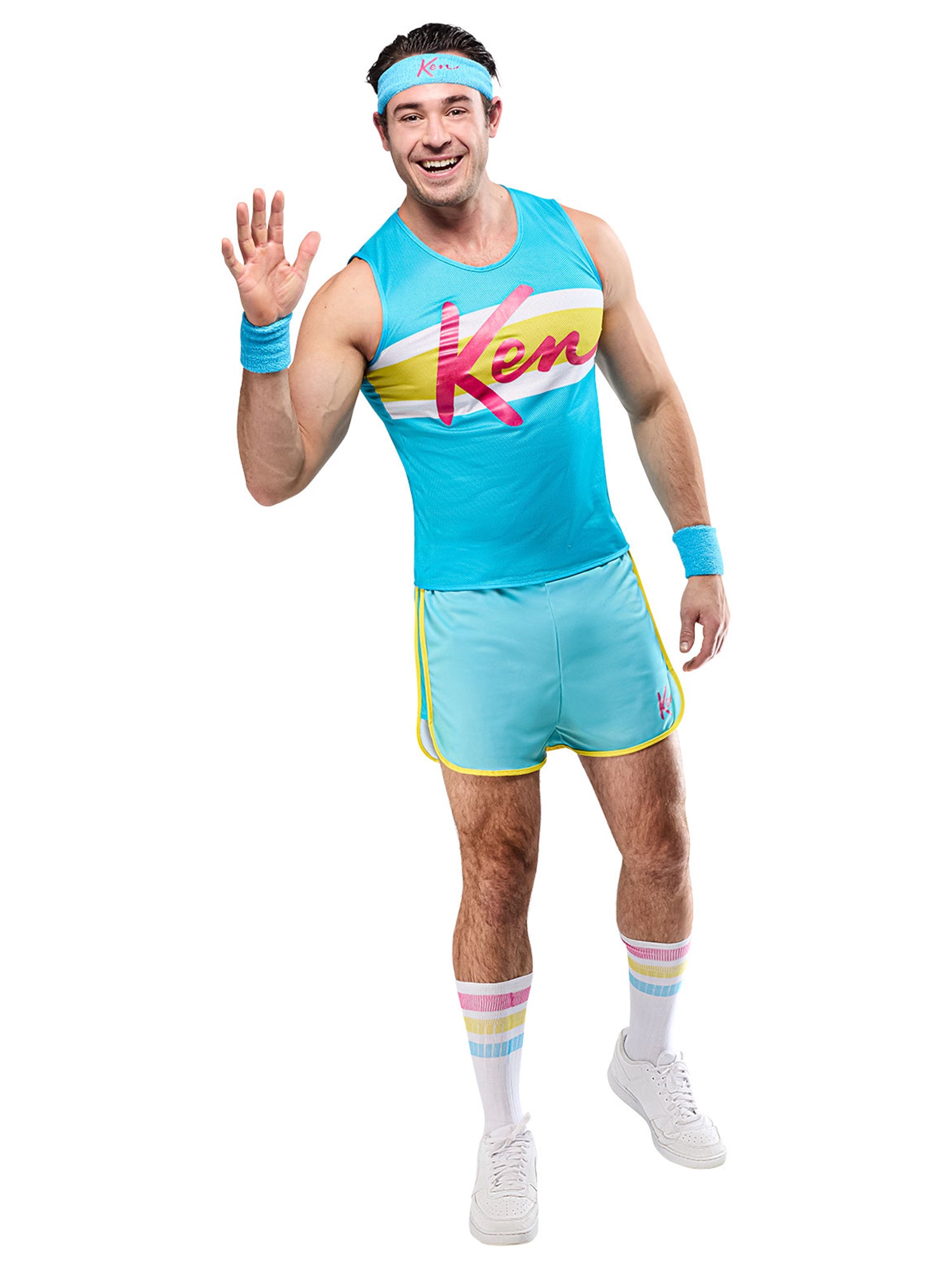 Men's Barbie Classic Exercise Ken Costume - costumes.com