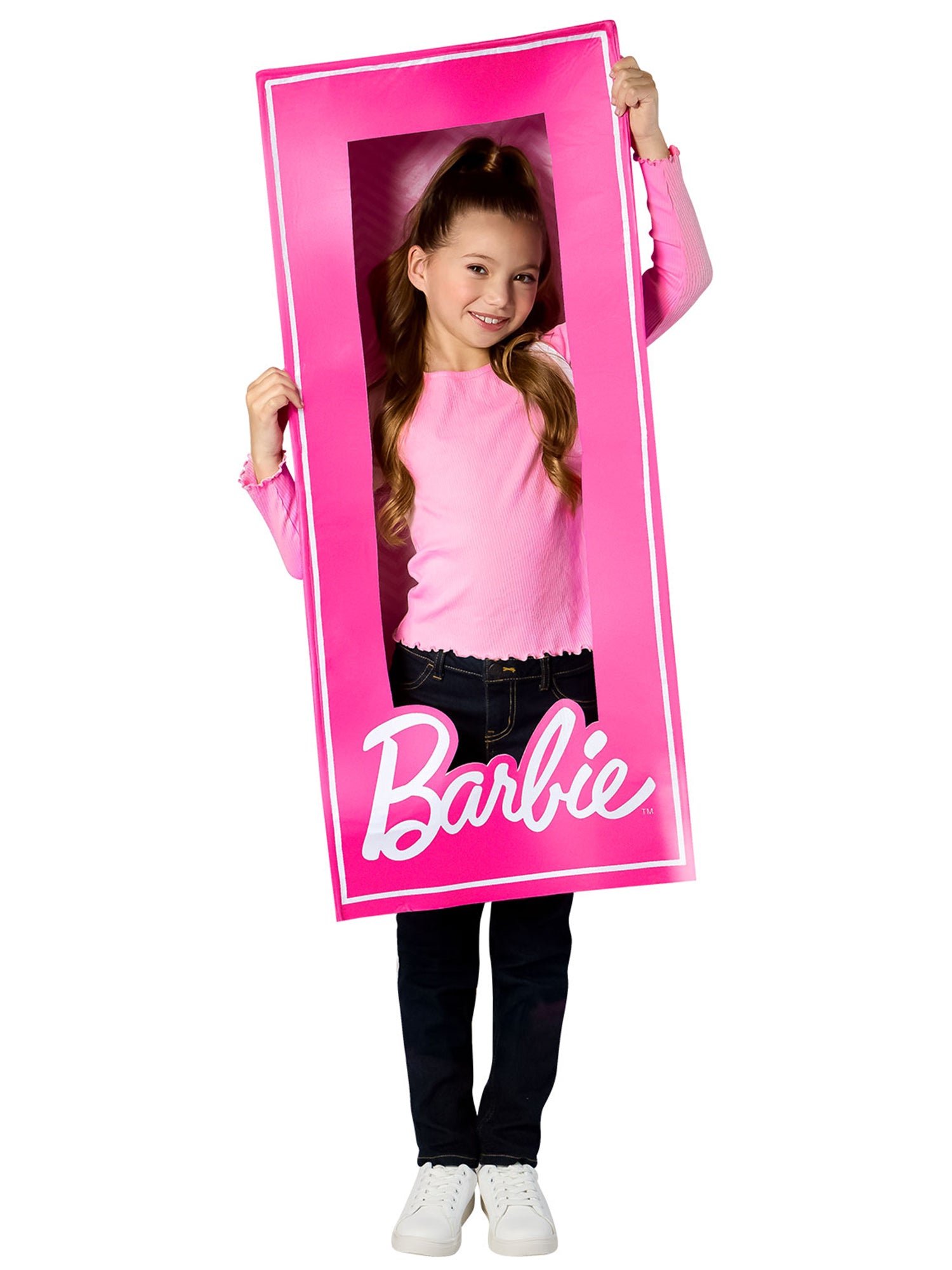 Girls' Barbie Classic Life-Size Doll Box Costume - costumes.com