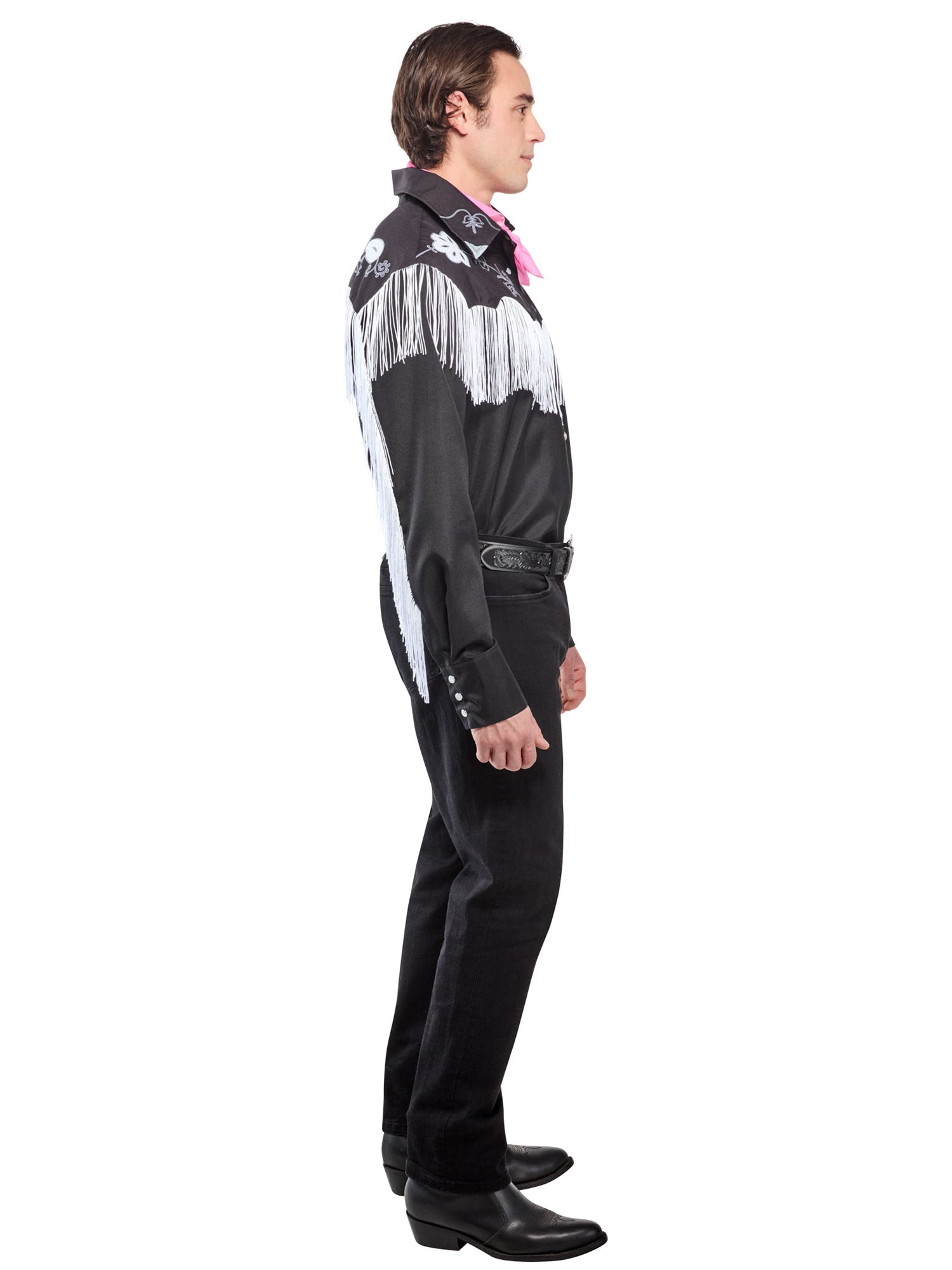 Men's Barbie Movie Western Ken Costume Top and Scarf - costumes.com