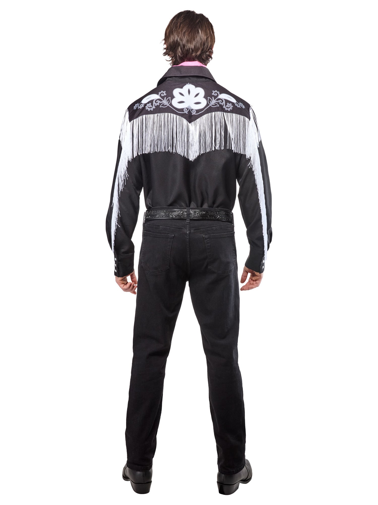 Men's Barbie Movie Western Ken Costume Top and Scarf - costumes.com