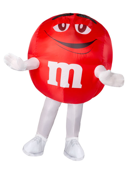 Adult Red M&M's Inflatable Costume