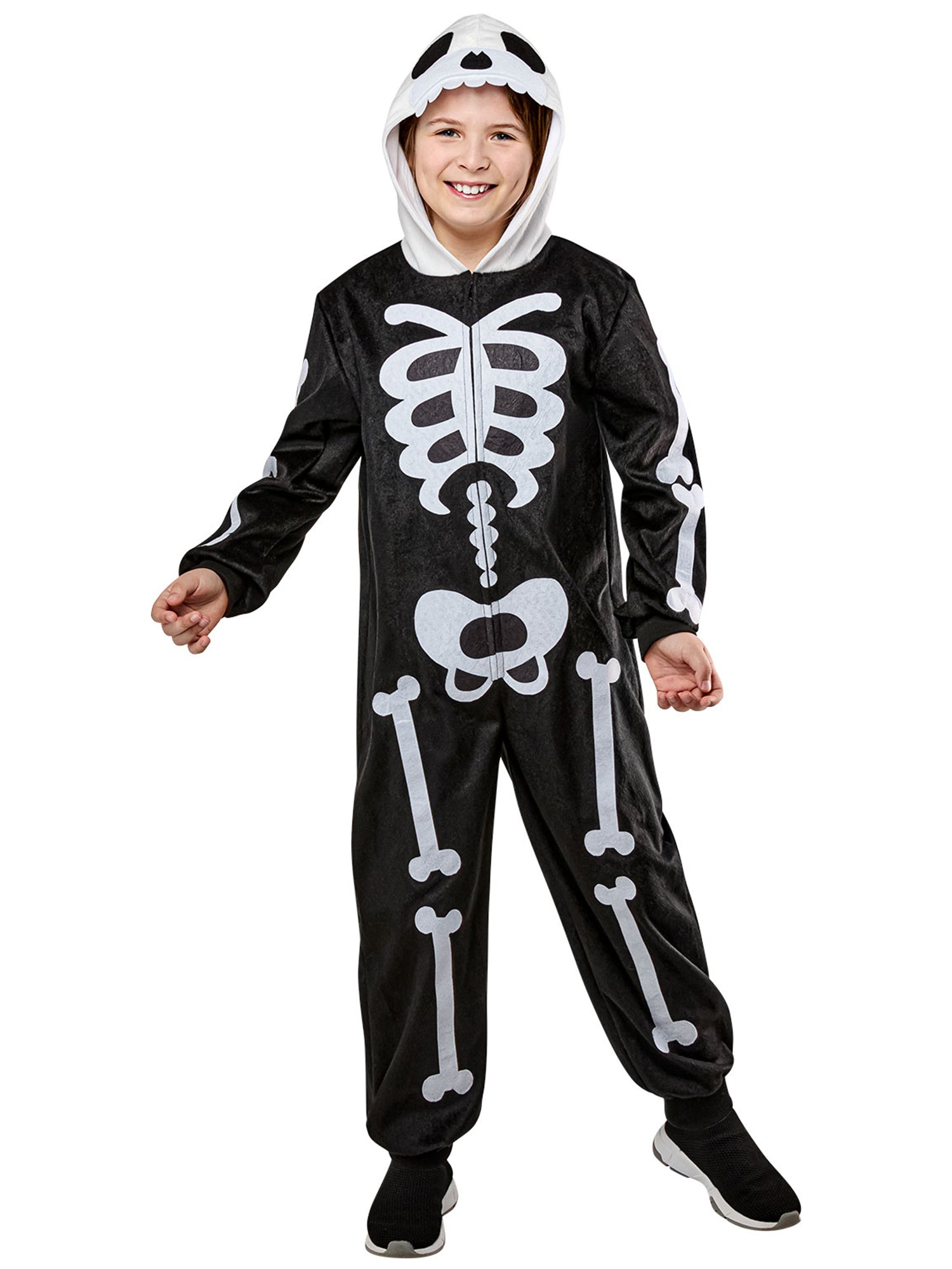 Kids' Skeleton Zipsters Costume - costumes.com