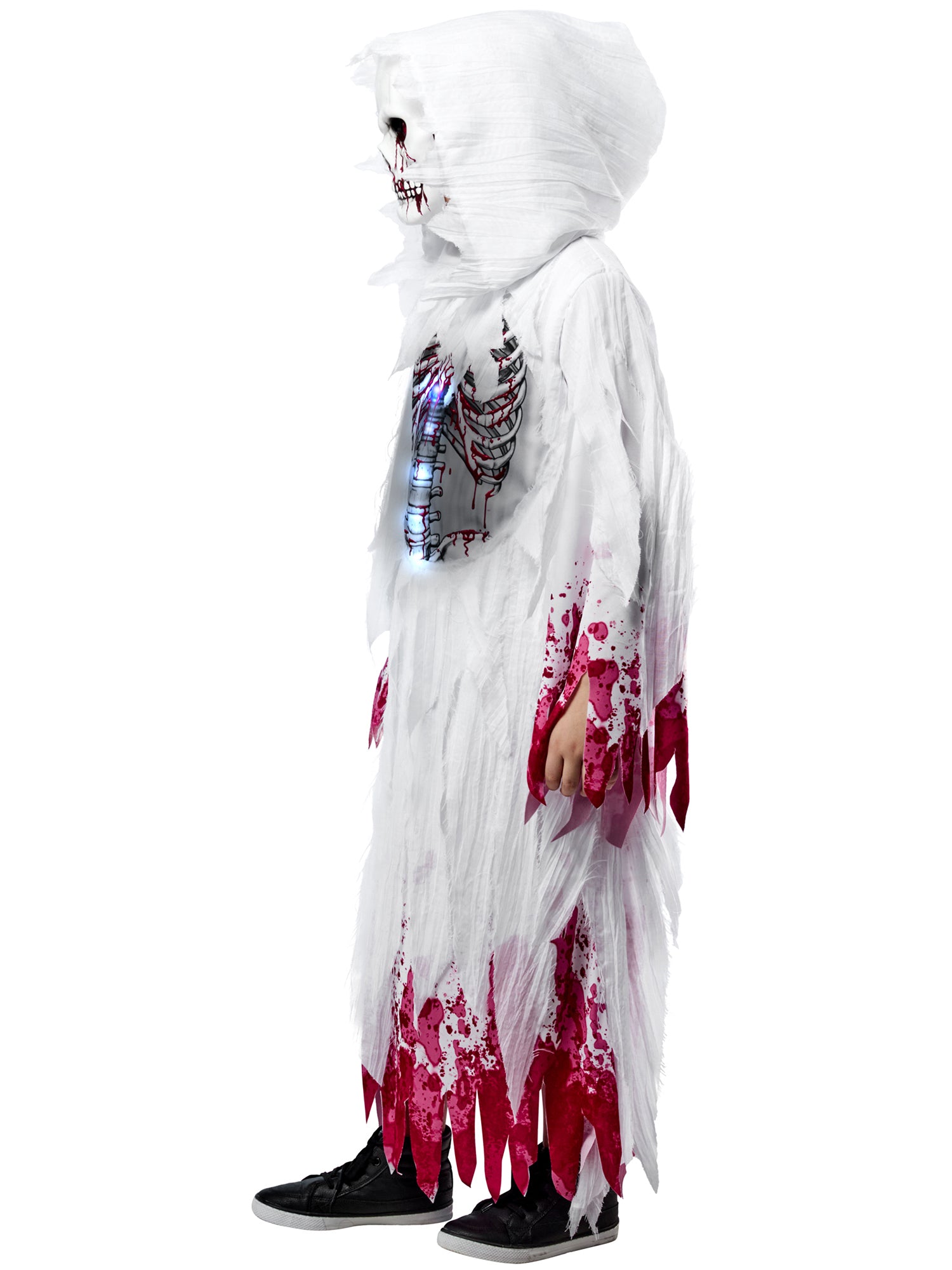 Boys' Bloody Ghost Light Up Costume with Mask - costumes.com