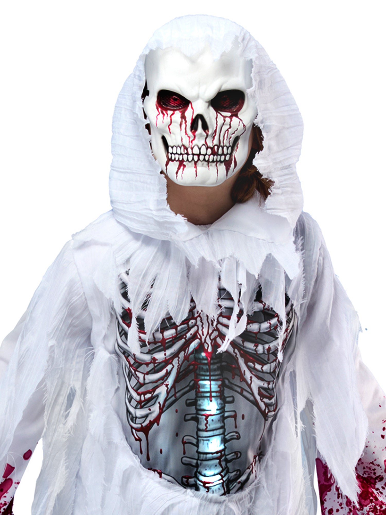 Boys' Bloody Ghost Light Up Costume with Mask - costumes.com