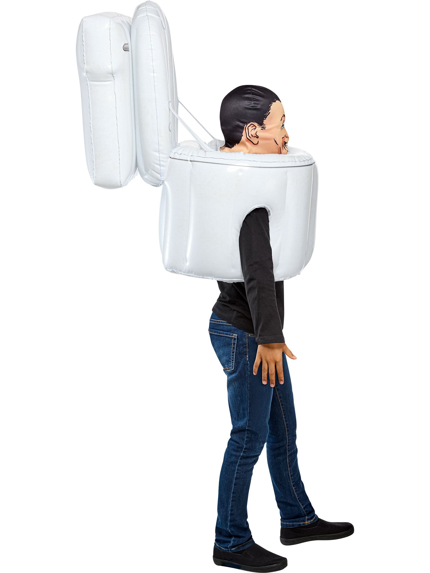 Boys' Skibidi Toilet Blow Up Costume with Mask - costumes.com