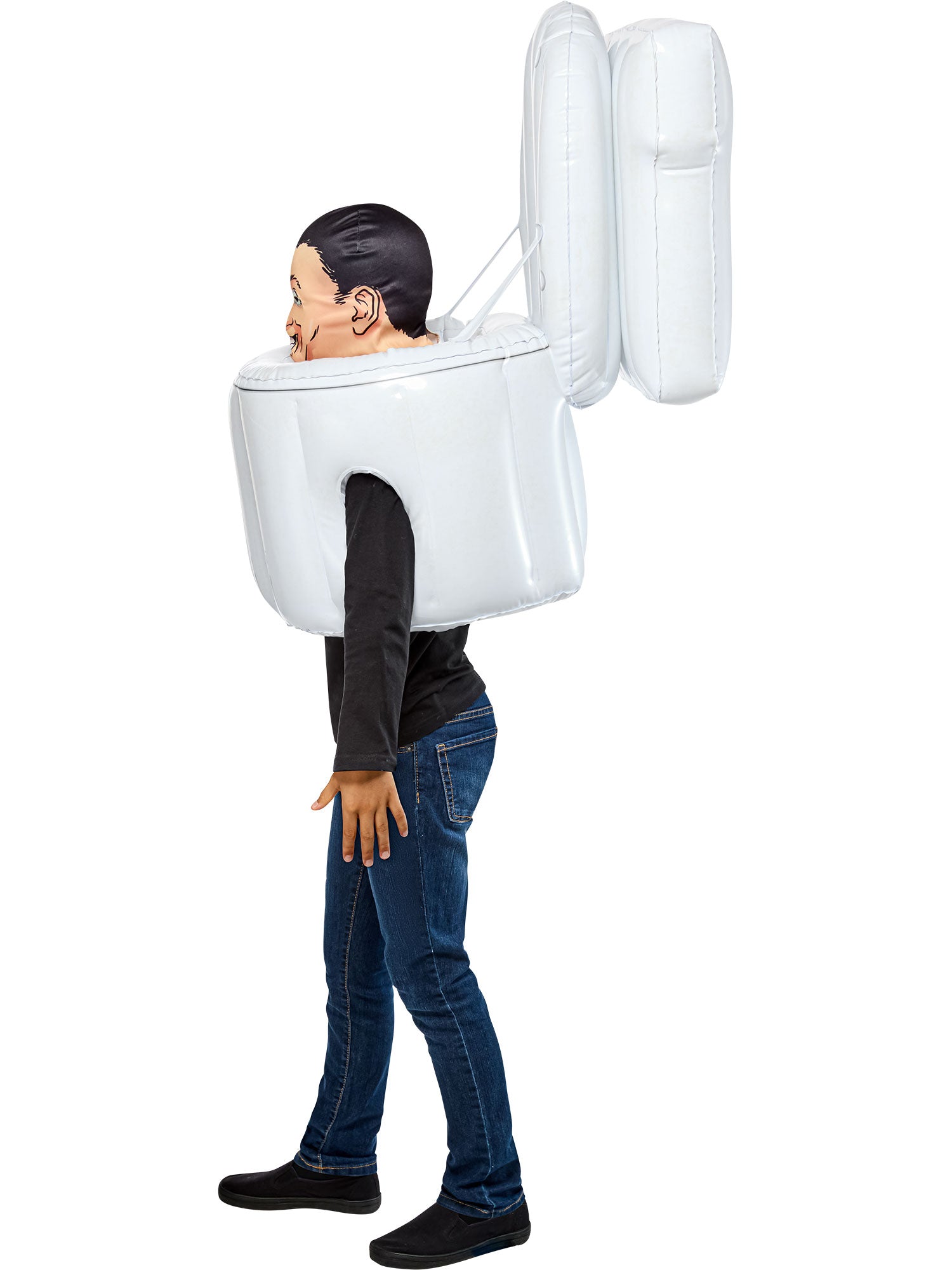 Boys' Skibidi Toilet Blow Up Costume with Mask - costumes.com