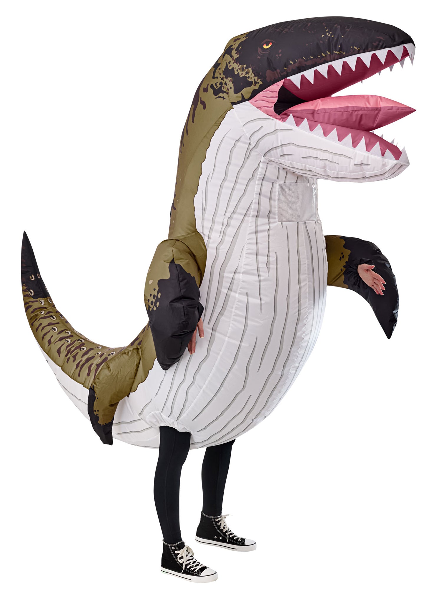 Adult Jurassic World Rebirth Mosasaurus Inflatable Costume - costumes.com