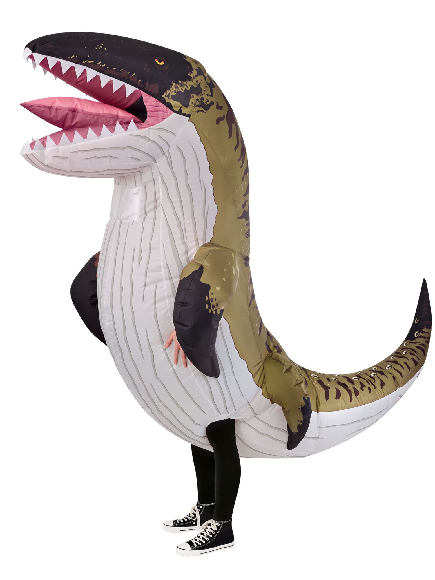 Adult Jurassic World Rebirth Mosasaurus Inflatable Costume - costumes.com