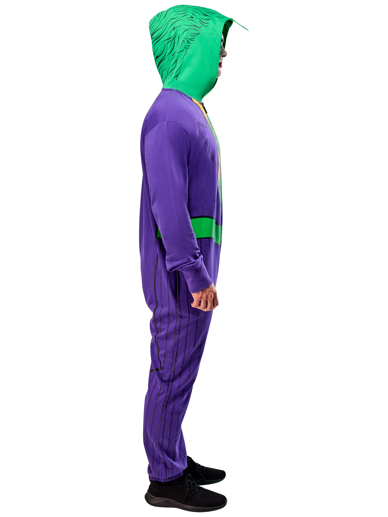 Men's DC Comics Joker Zipsters Hooded Costume