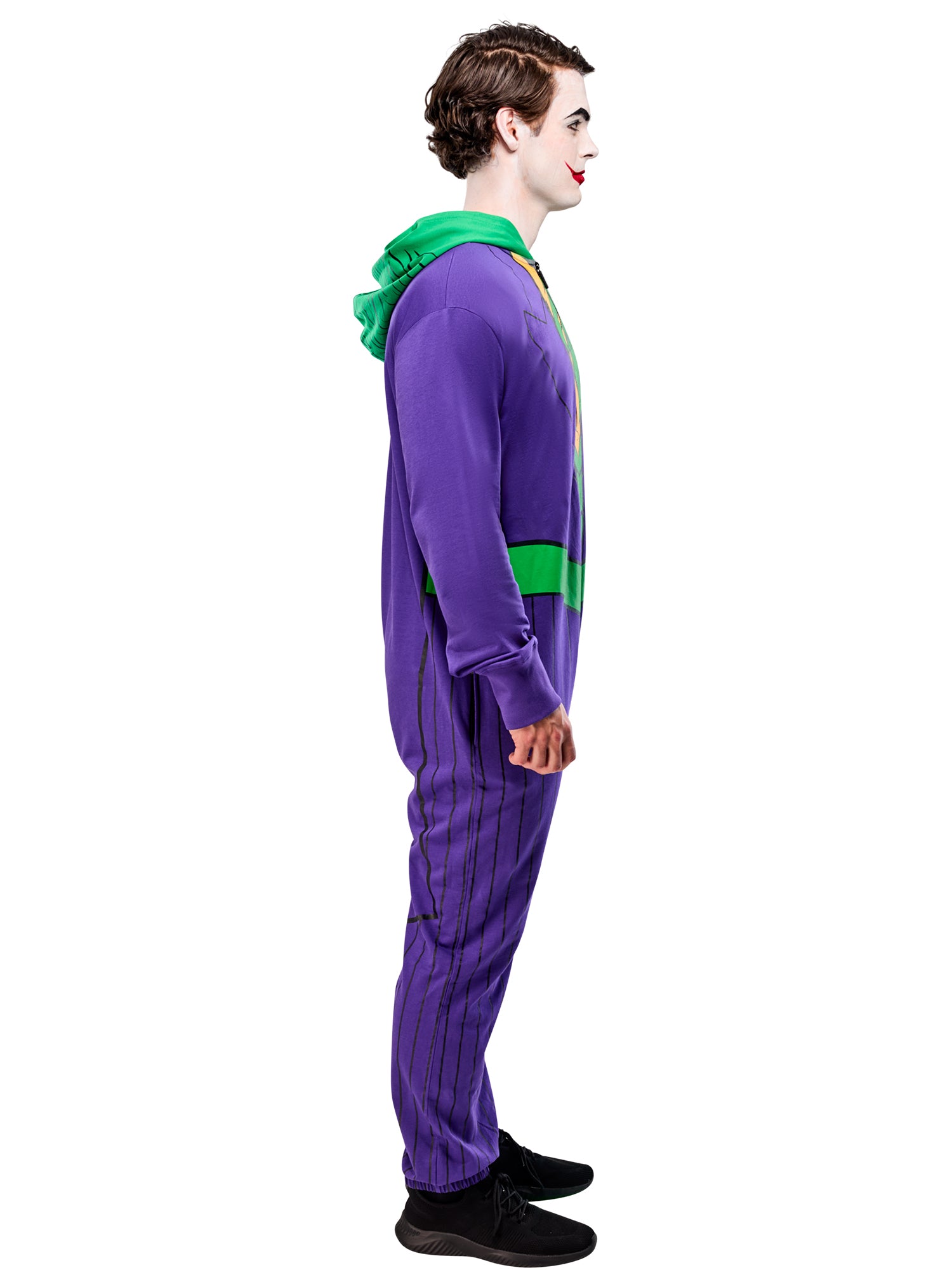 Men's DC Comics Joker Zipsters Hooded Costume