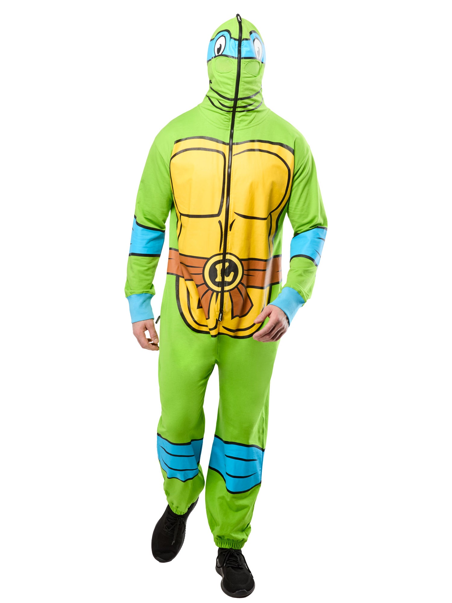 Men's Teenage Mutant Ninja Turtles Classic Leonardo Zipsters Hooded Costume - costumes.com