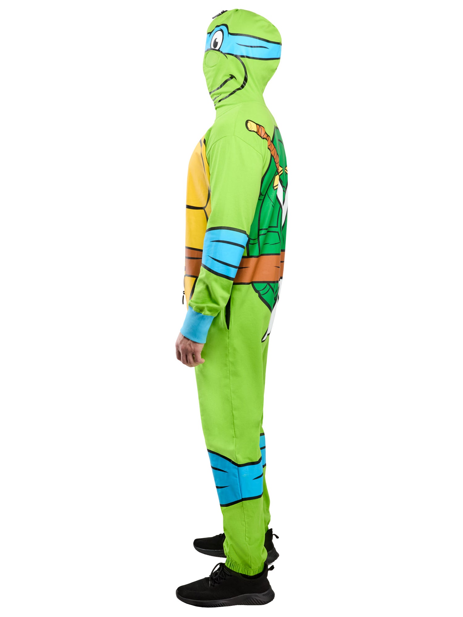Men's Teenage Mutant Ninja Turtles Classic Leonardo Zipsters Hooded Costume - costumes.com
