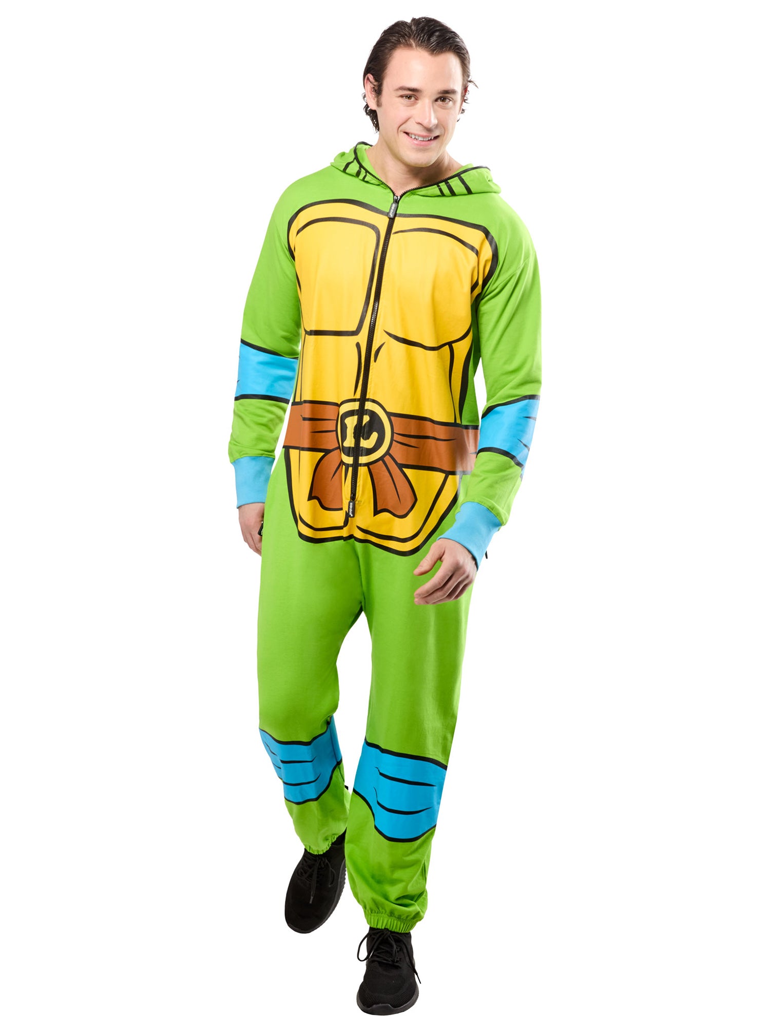 Men's Teenage Mutant Ninja Turtles Classic Leonardo Zipsters Hooded Costume - costumes.com