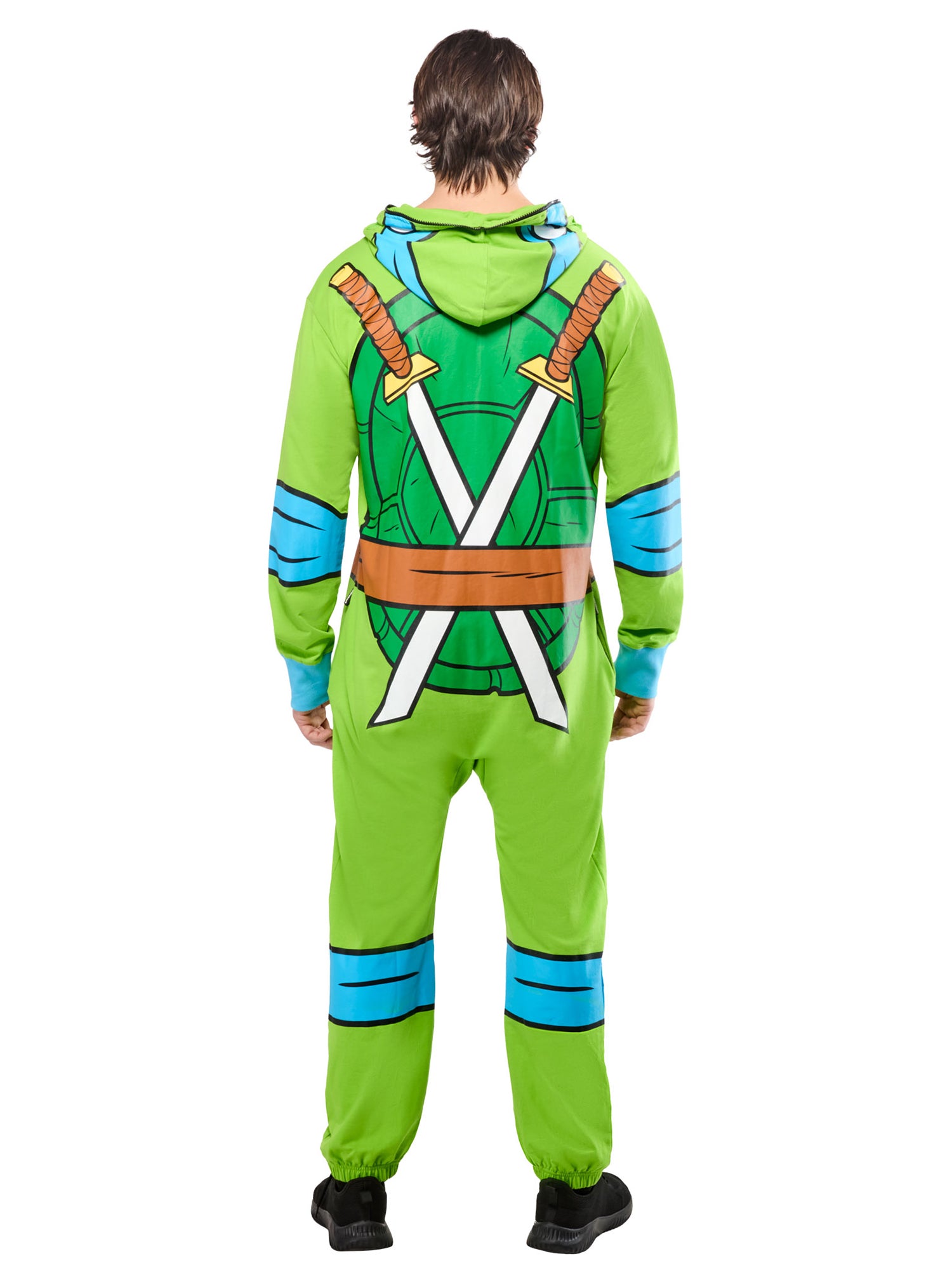 Men's Teenage Mutant Ninja Turtles Classic Leonardo Zipsters Hooded Costume - costumes.com