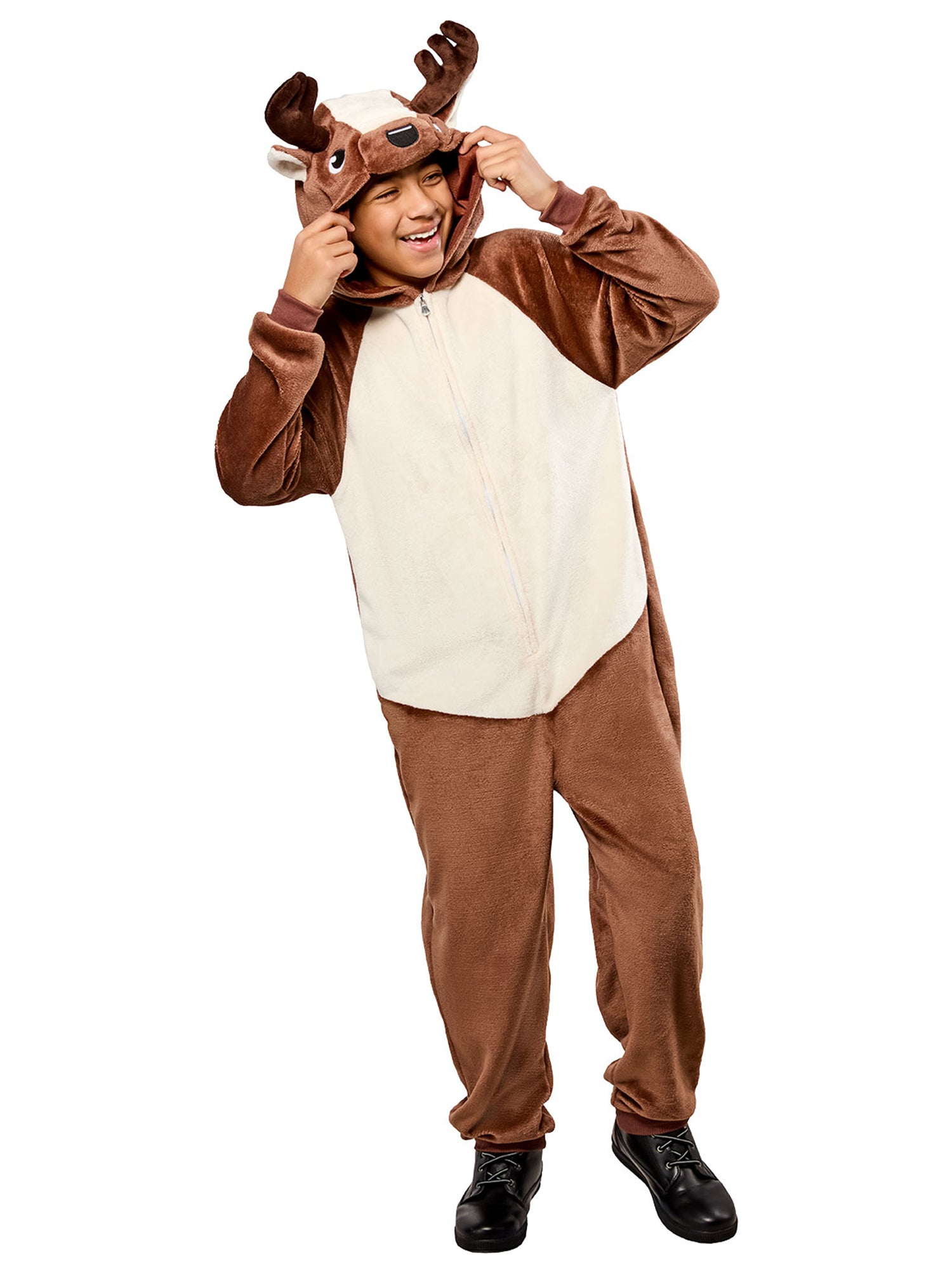 Kids' Reindeer Zipsters Costume - costumes.com