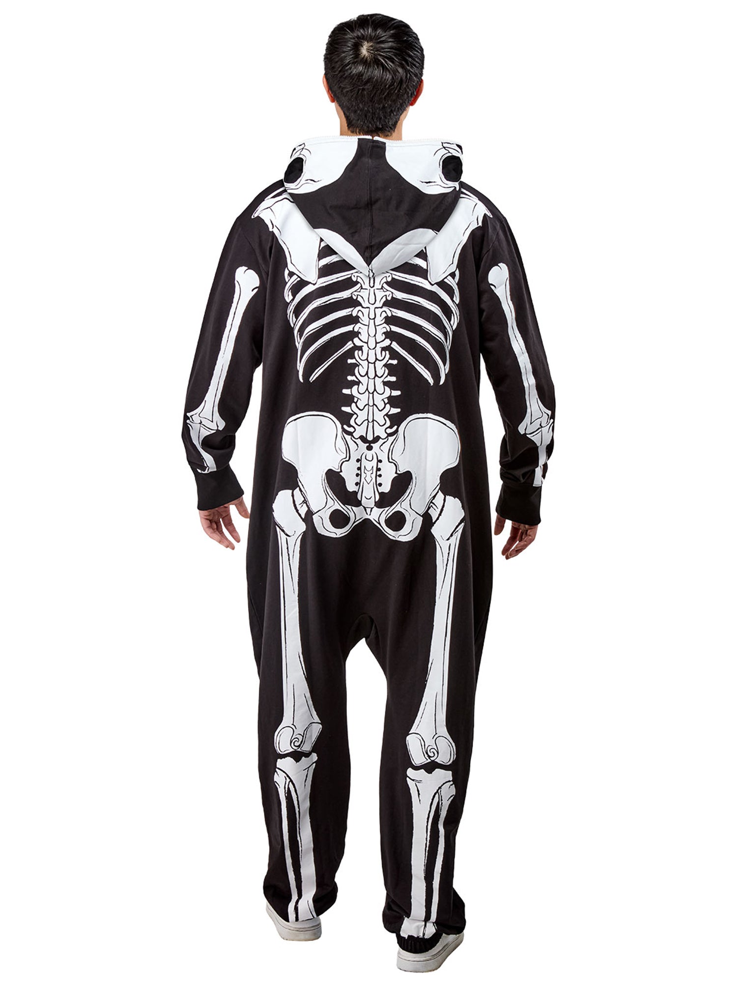 Adult Skeleton Zipsters Hooded Costume - costumes.com