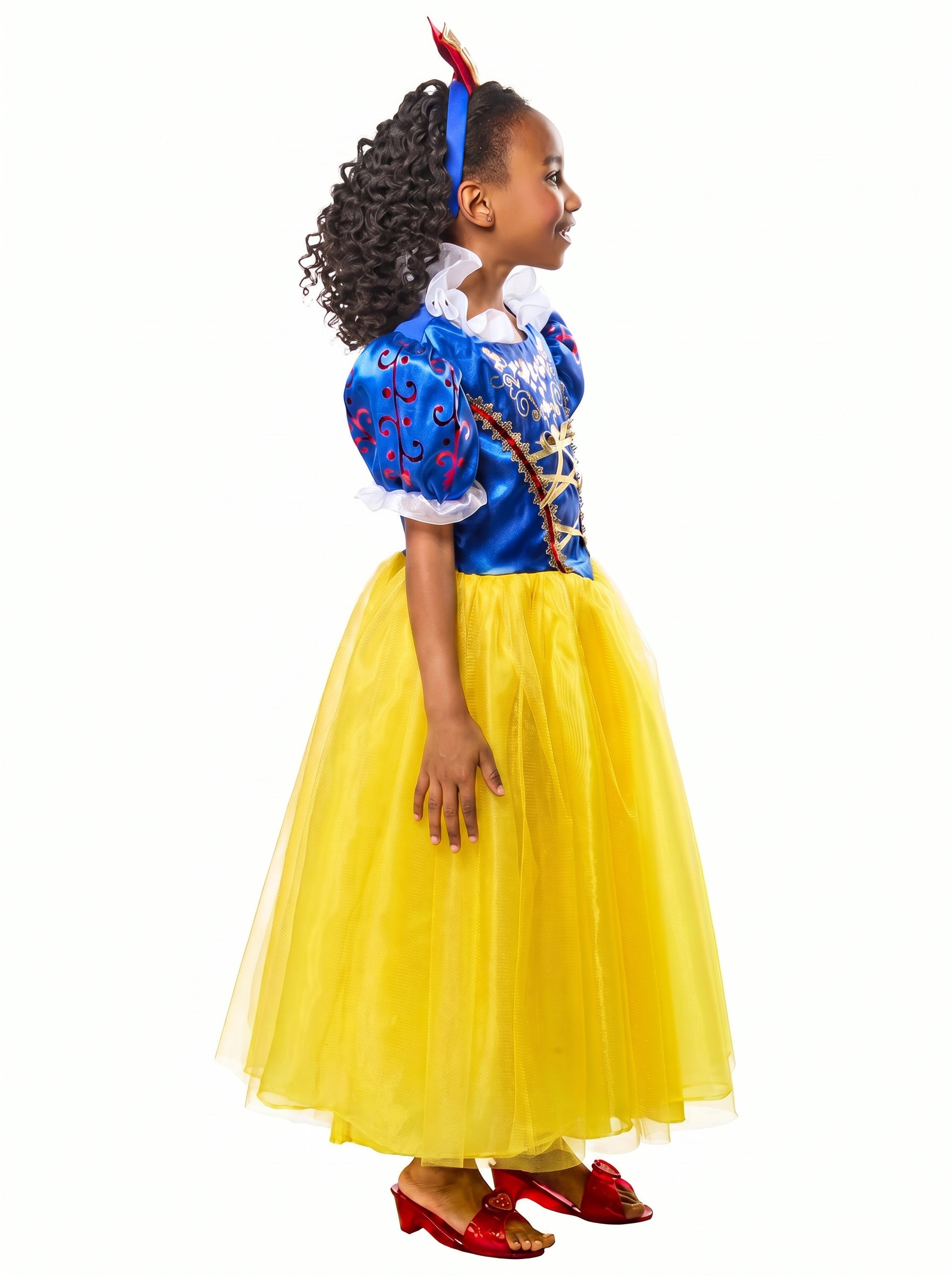 Girls' Fairytale Fairest Princess Dress and Headband - costumes.com