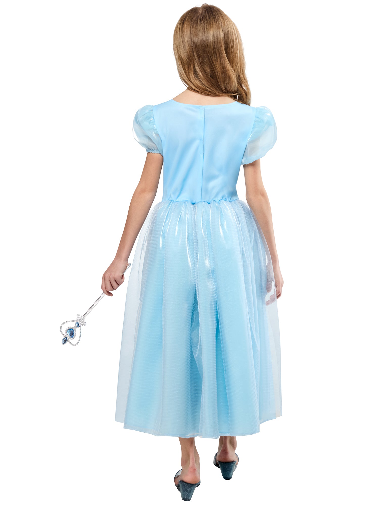 Girls' Blue Midnight Princess Dress and Tiara - costumes.com