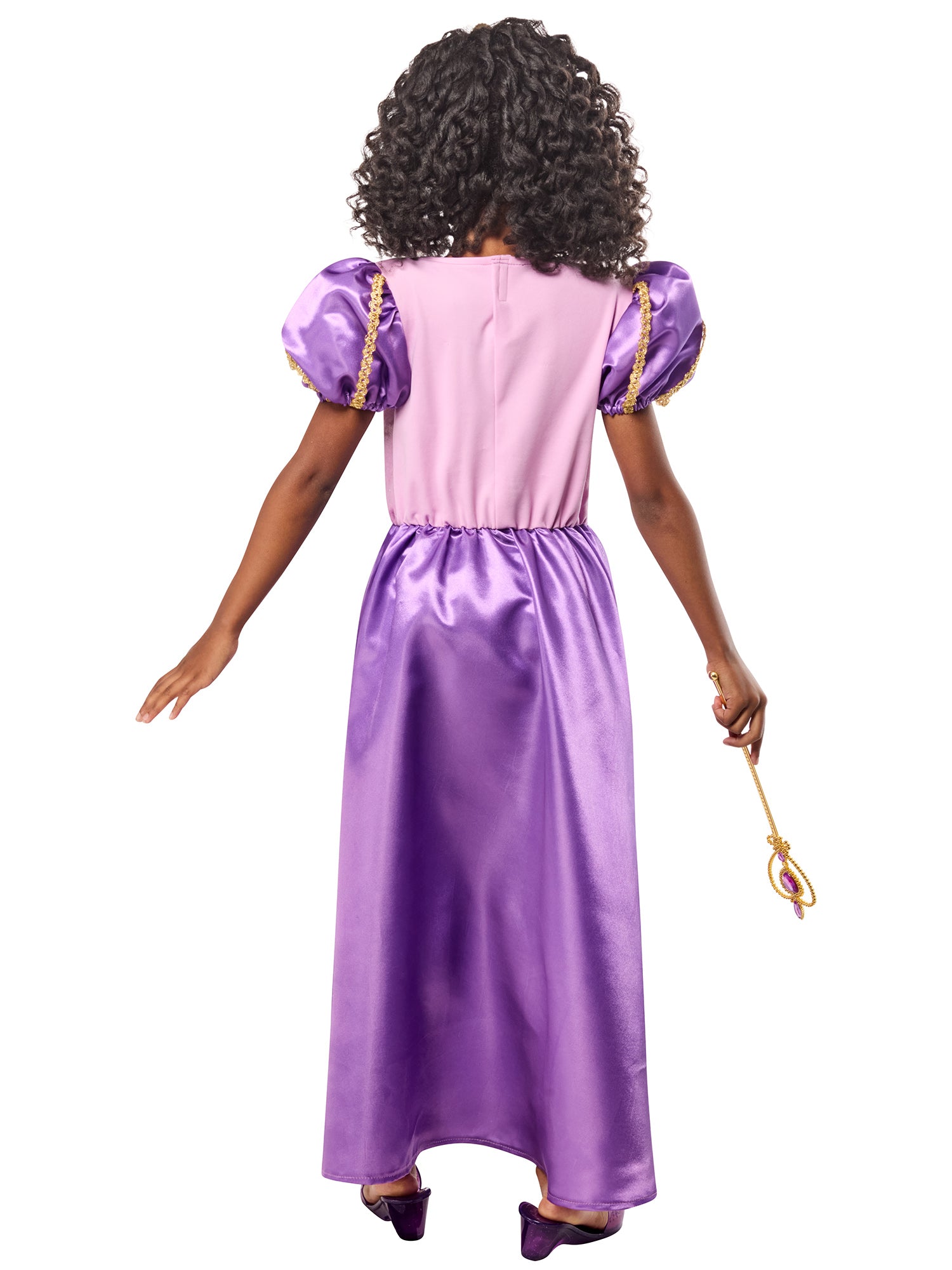 Girls' Purple Royal Princess Dress and Tiara - costumes.com