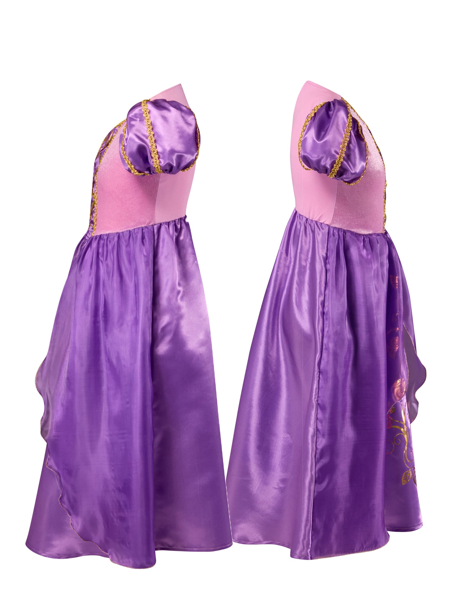 Girls' Purple Royal Princess Dress and Tiara - costumes.com