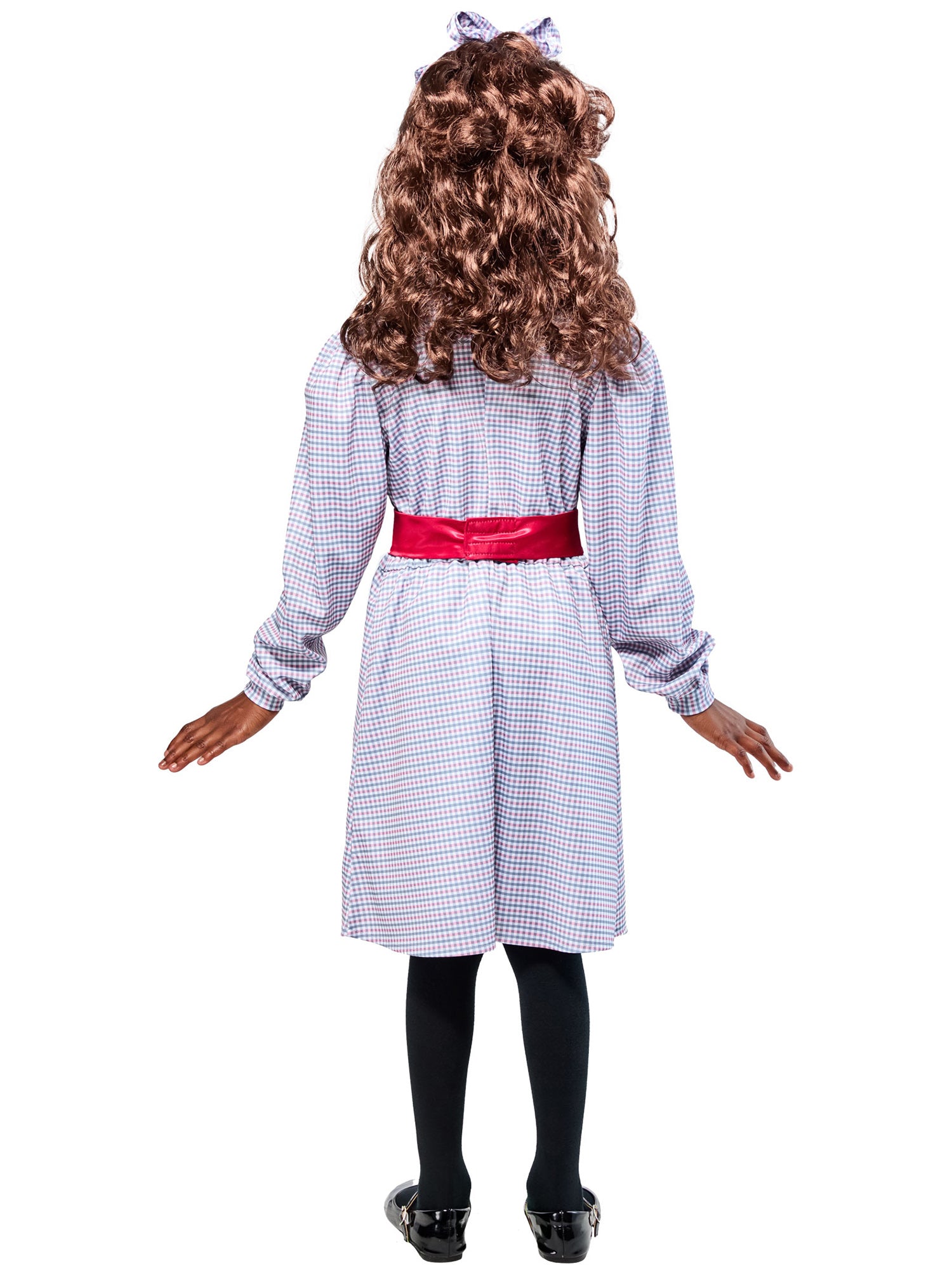 Girls' American Girl Samantha Parkington Plaid Dress Costume Set - costumes.com