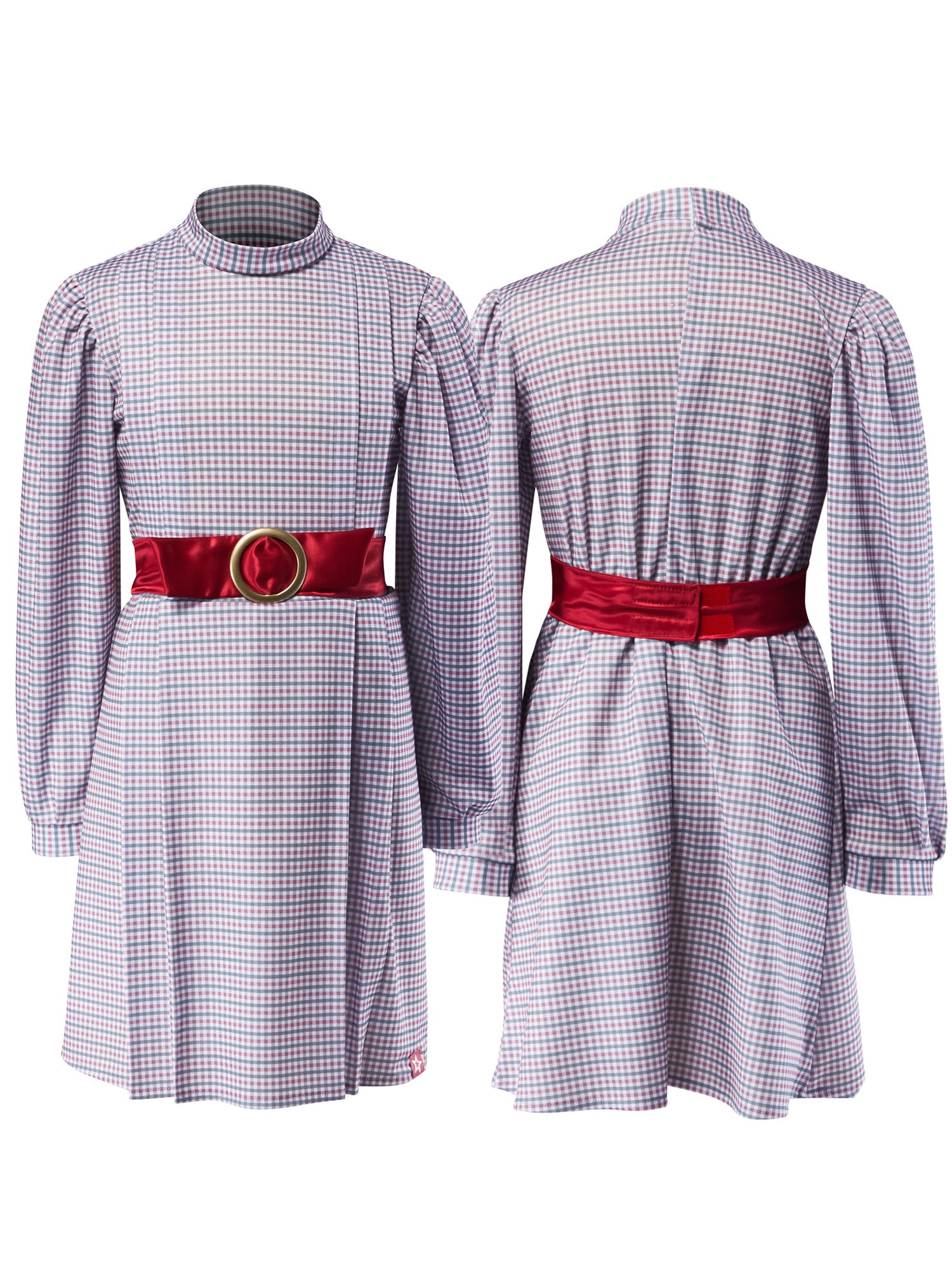 Girls' American Girl Samantha Parkington Plaid Dress Costume Set - costumes.com