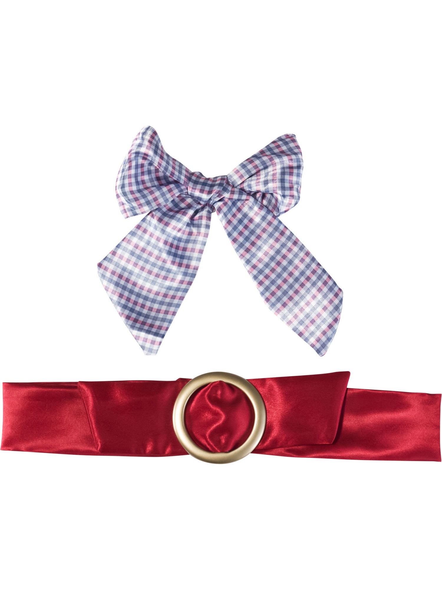 Girls' American Girl Samantha Parkington Plaid Dress Costume Set - costumes.com