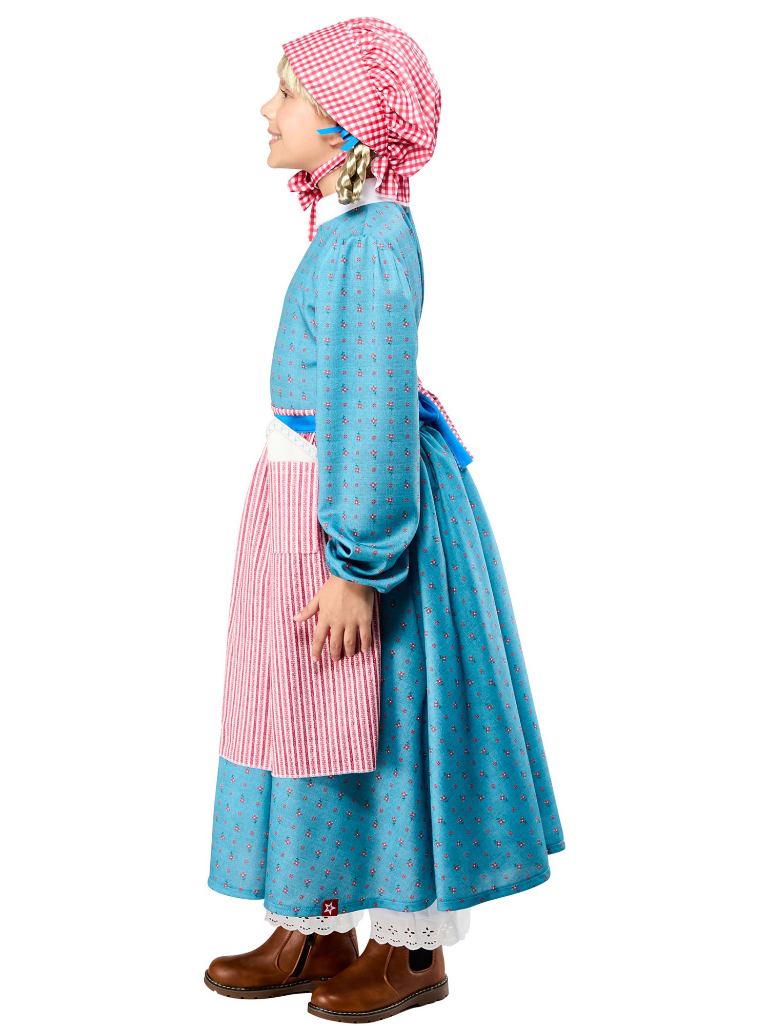 Girls' American Girl Kirsten Larson Dress with Bonnet Costume Set - costumes.com