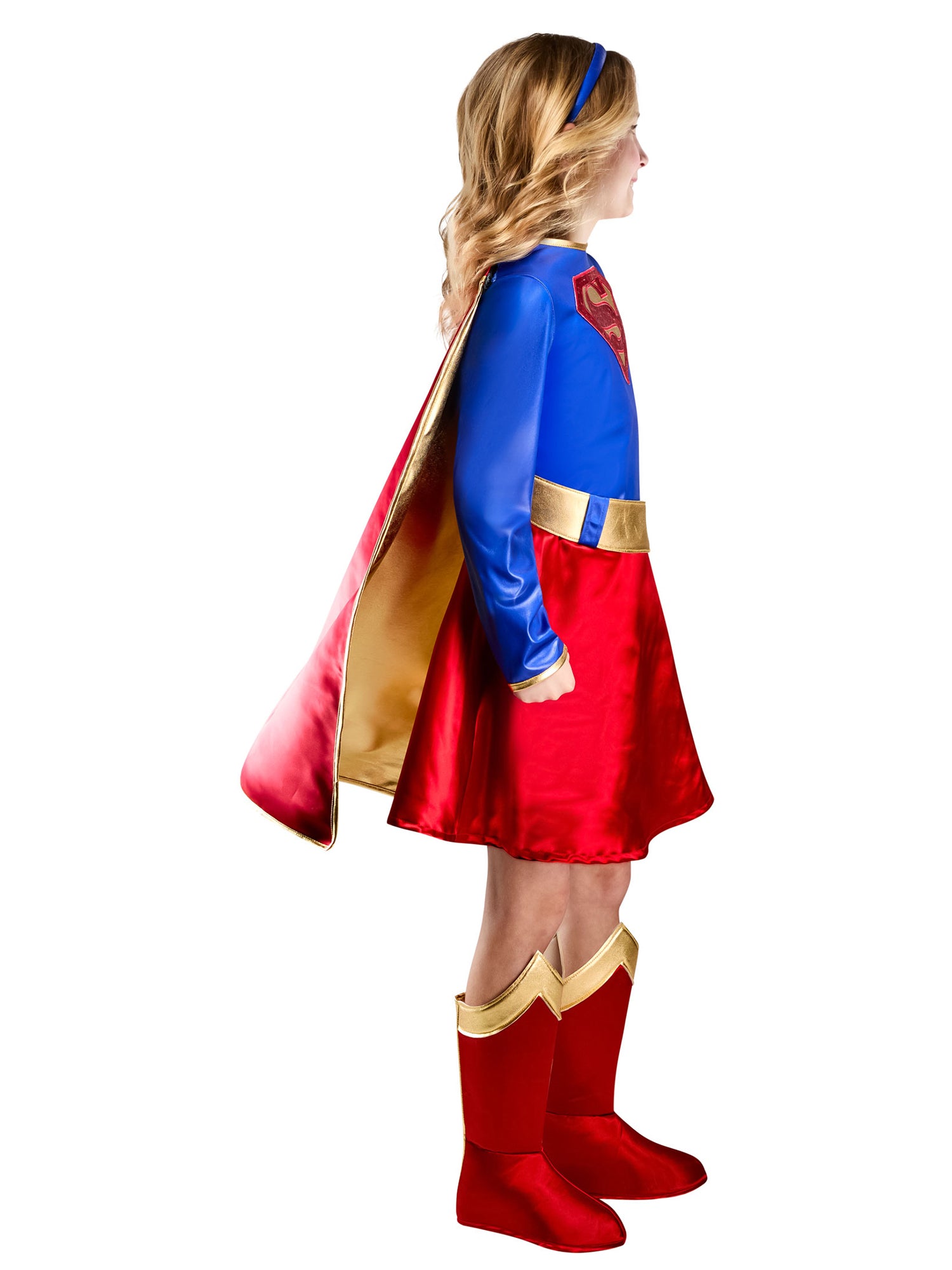 Girls' Supergirl Classic Costume - Deluxe (PRE-ORDER) - costumes.com