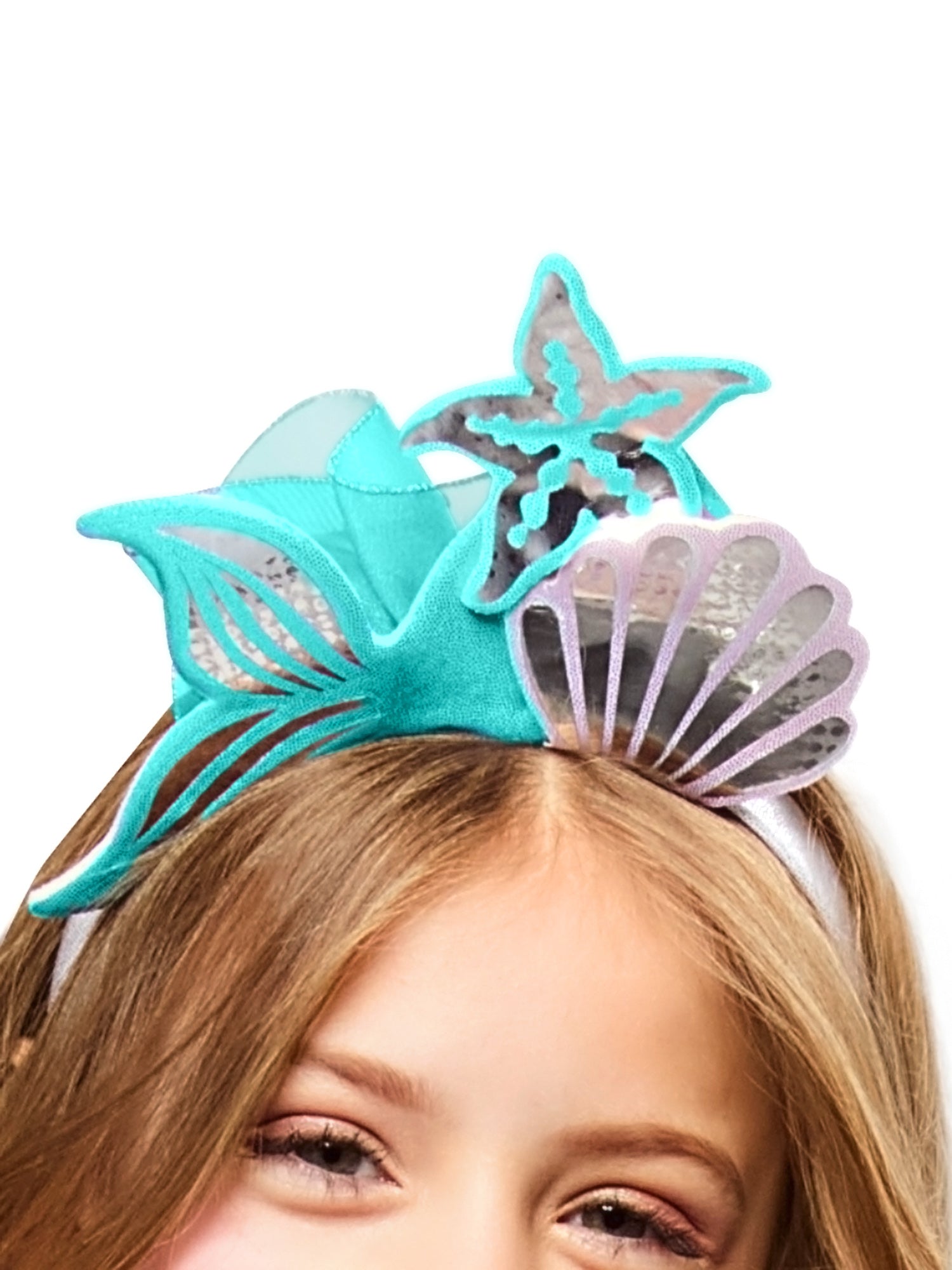 Girls' Mermaid Princess Dress and Headband - costumes.com