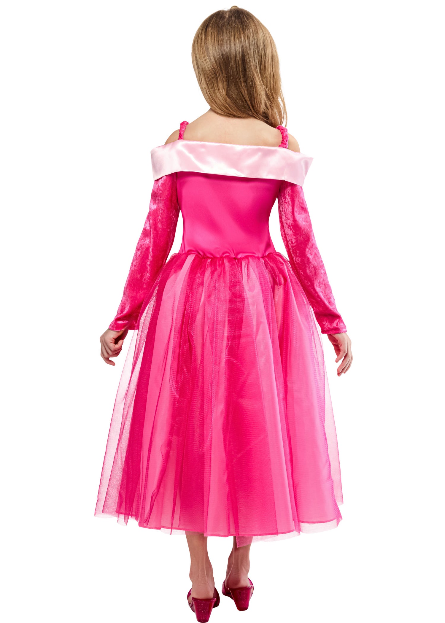Girls' Pink Sleeping Princess Dress and Tiara - costumes.com