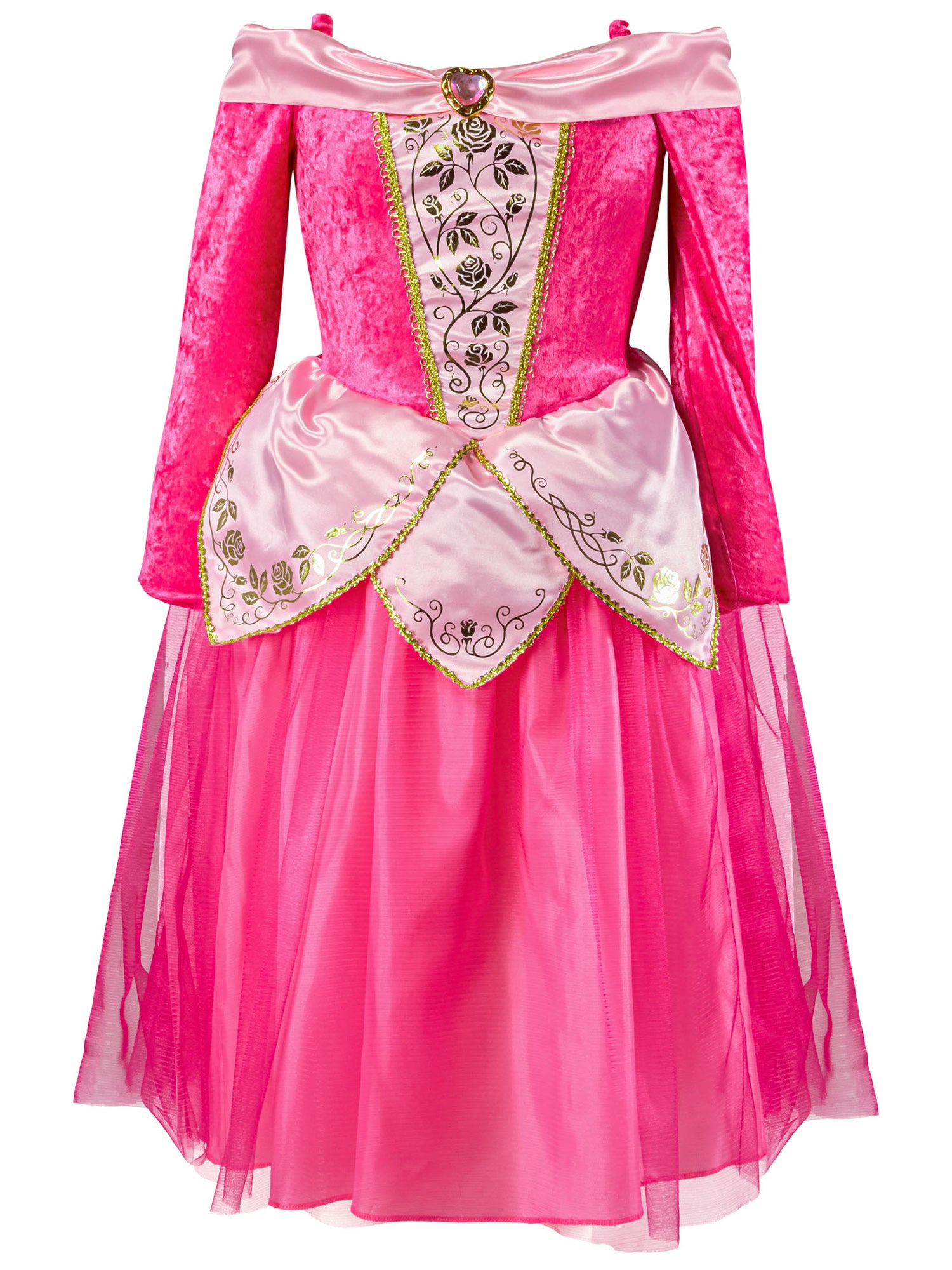 Girls' Pink Sleeping Princess Dress and Tiara - costumes.com