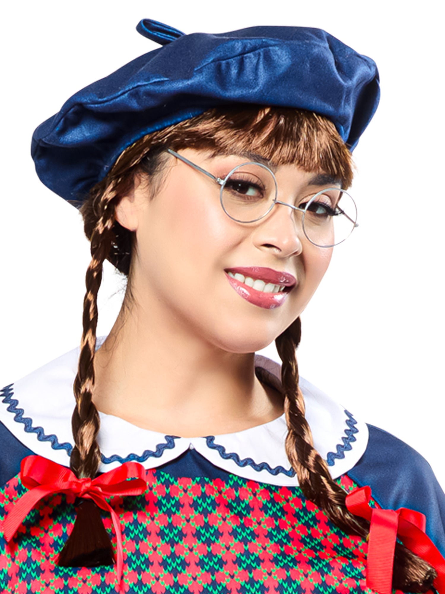 Women's Plus Size American Girl Molly McIntire Dress with Beret Costume Set - costumes.com
