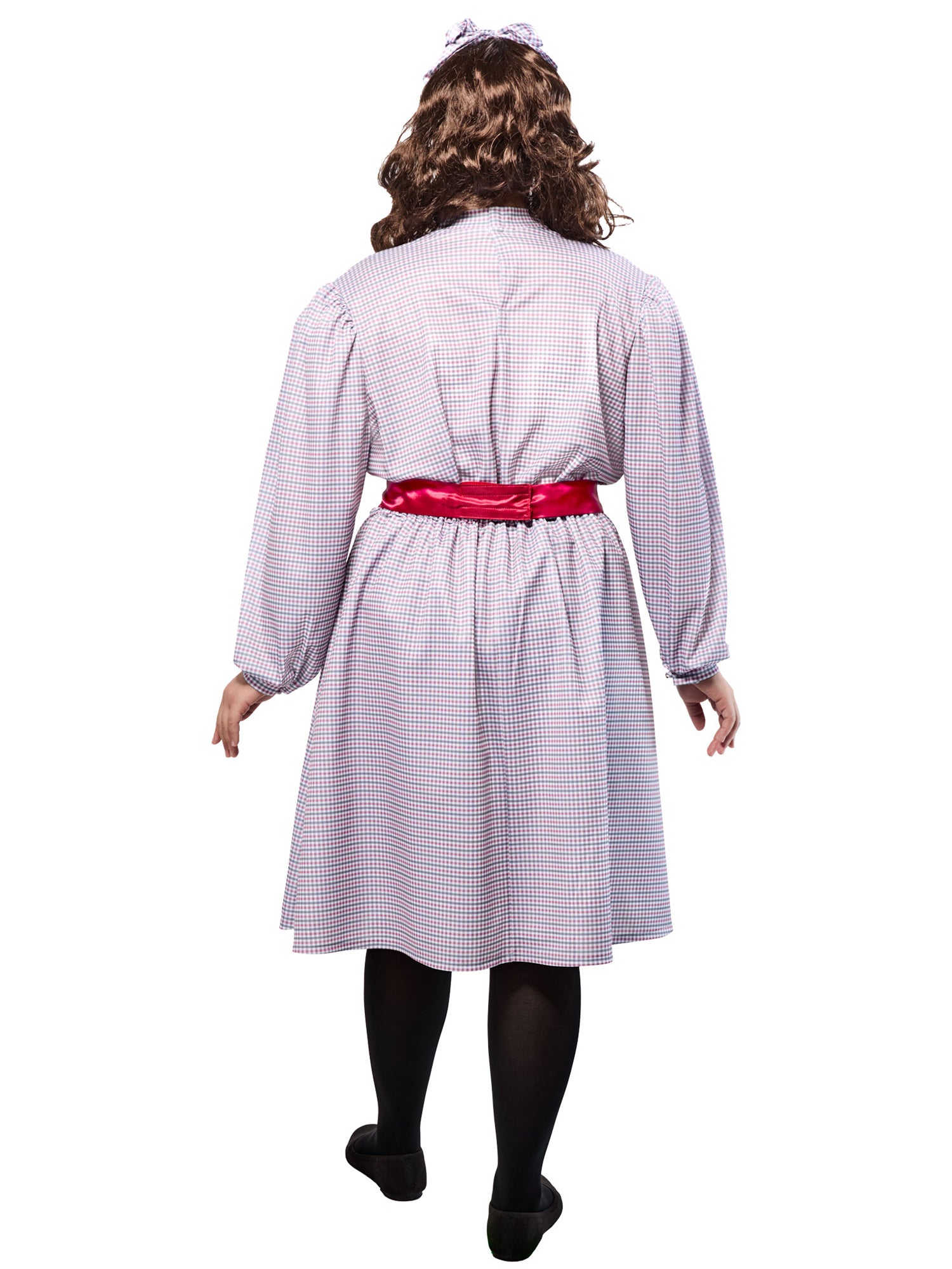 Women's Plus Size American Girl Samantha Parkington Plaid Dress Costume Set - costumes.com
