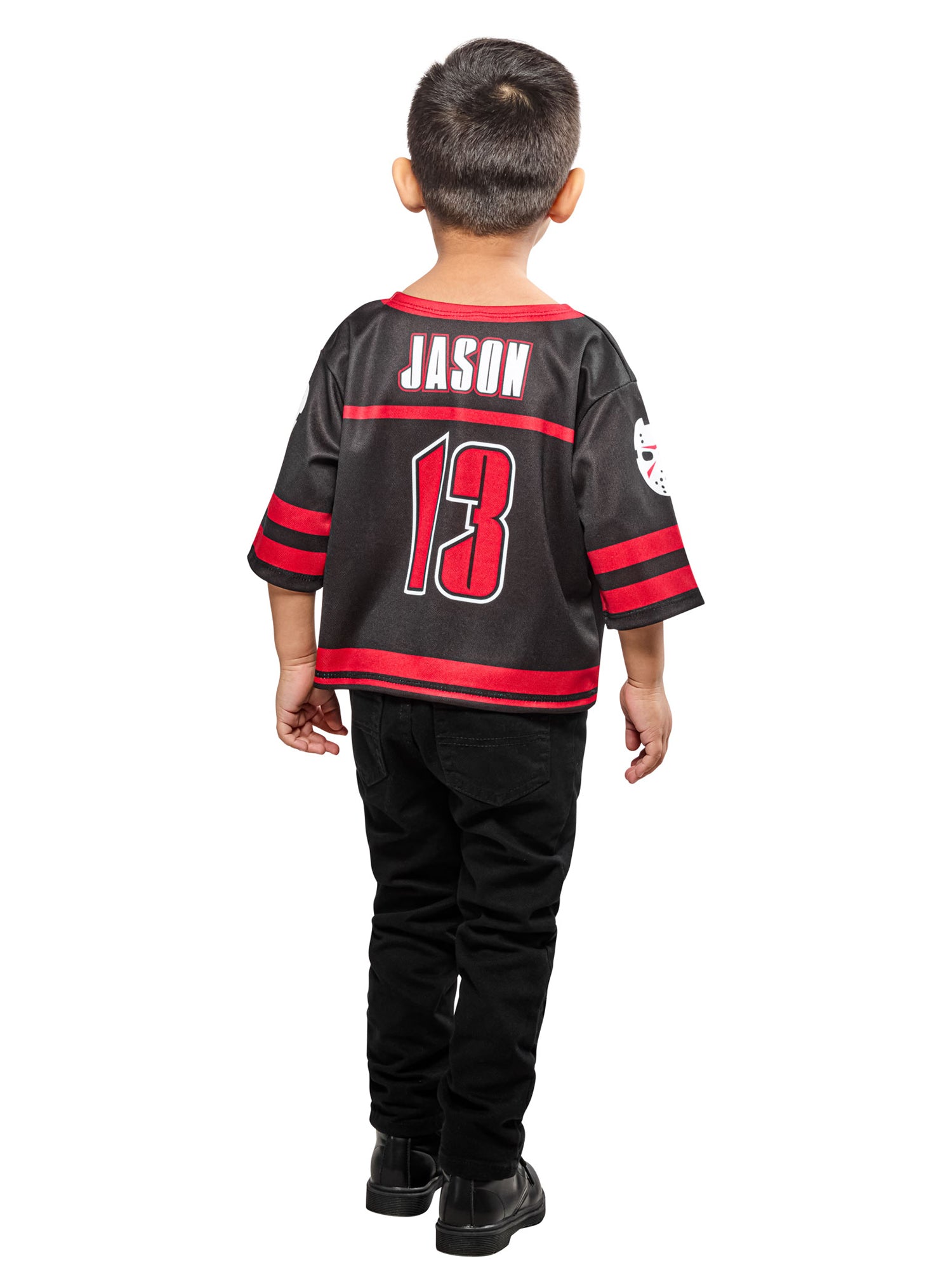 Friday the 13th Jason Voorhees Costume Top with Mask for Toddlers - costumes.com